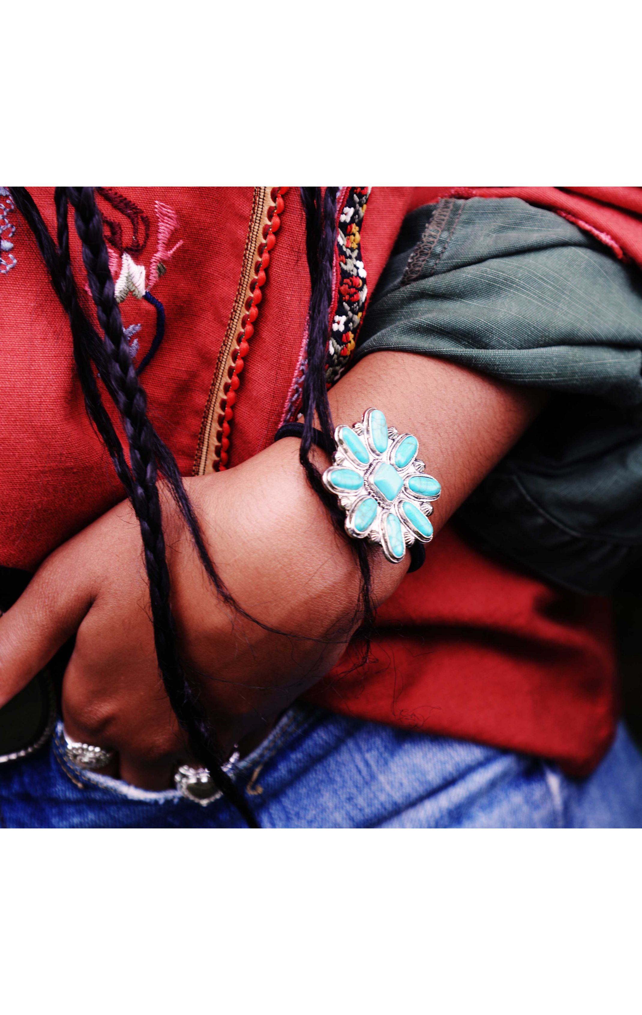 Elastic Gini Turquoise