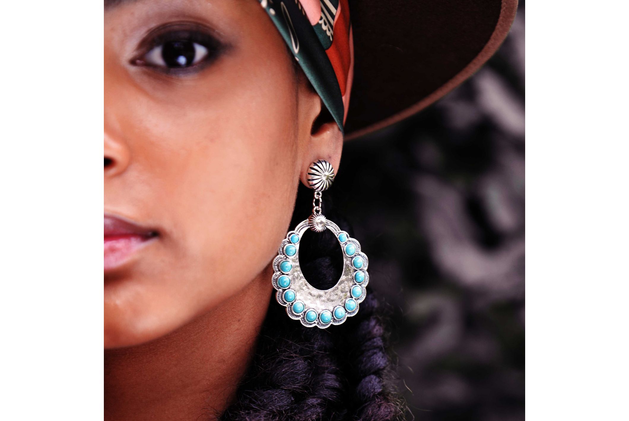 Hipanema Earrings Kwanita Turquoise