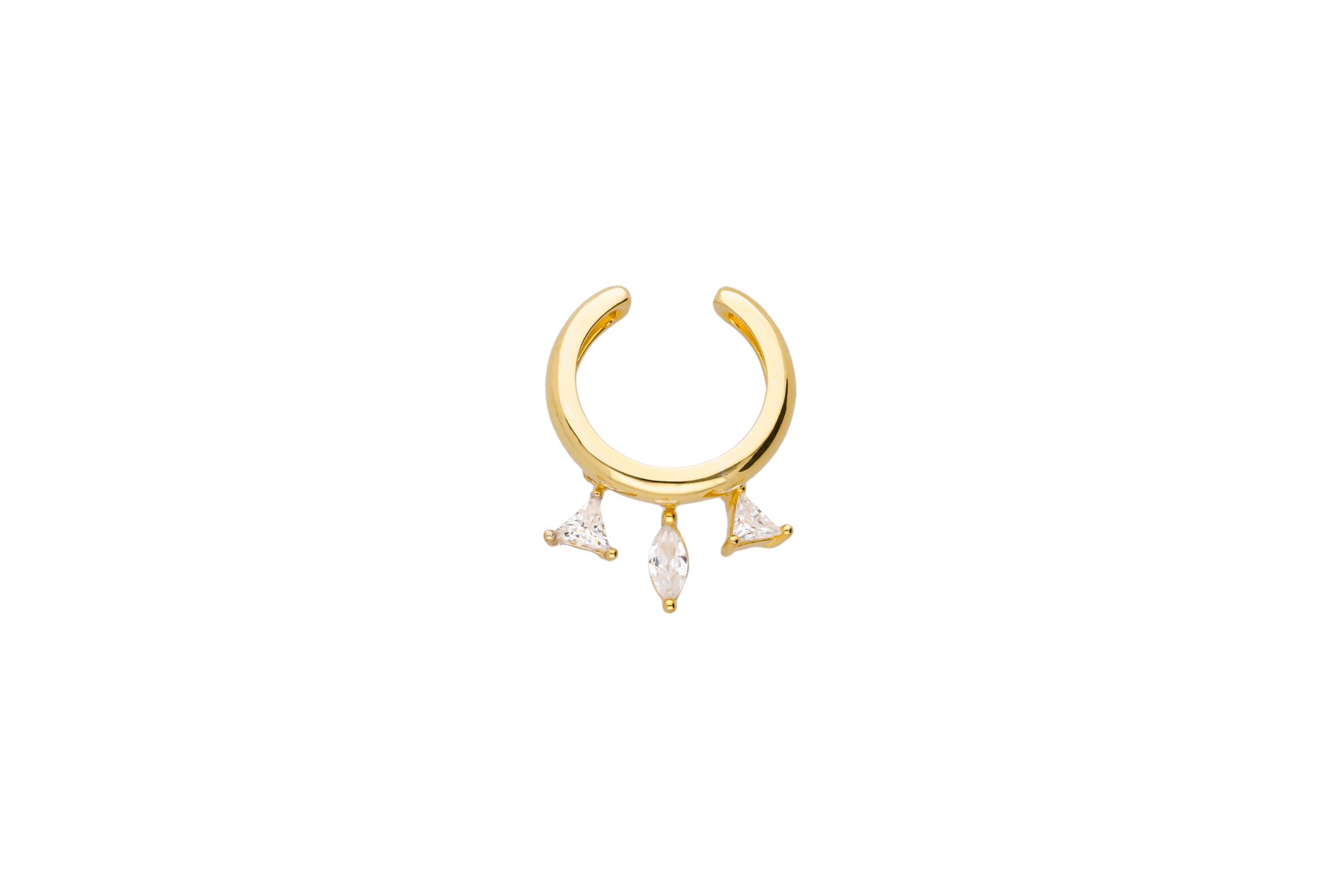 Hipanema Ear ring Charmy White