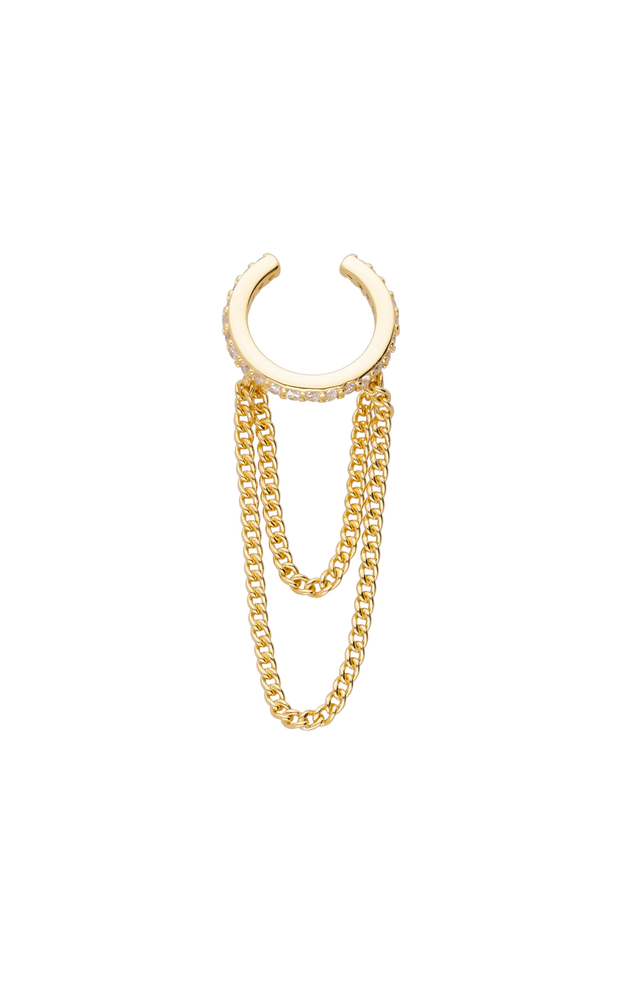 Bague d'oreille Fallin Blanc