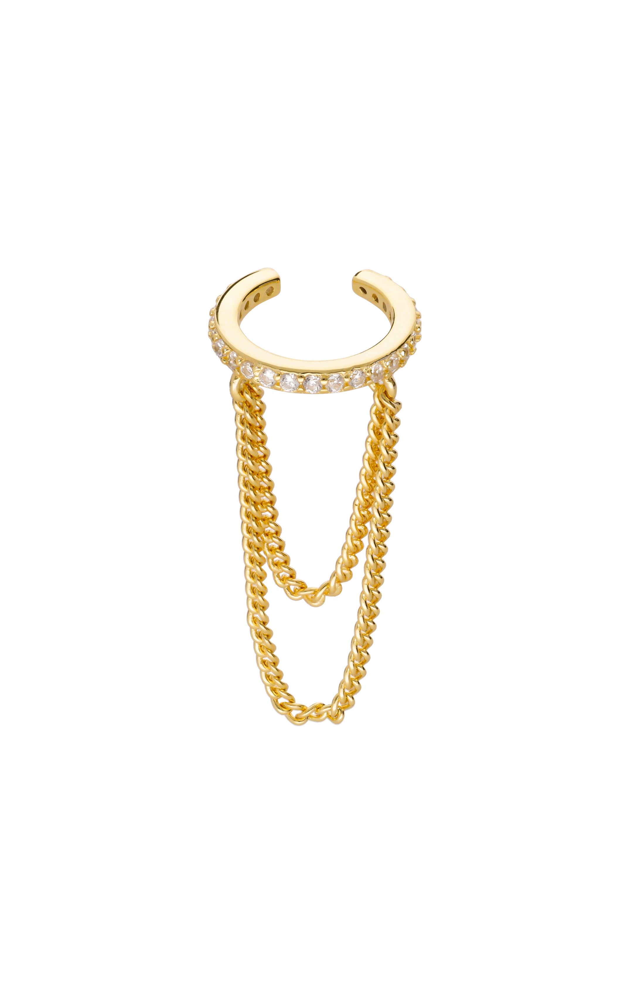 Bague d'oreille Fallin Blanc