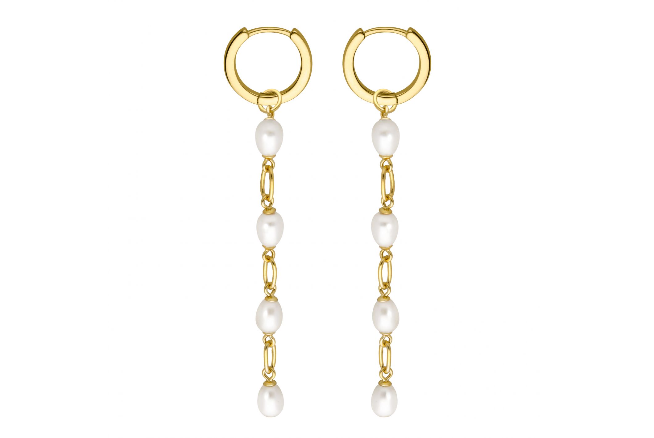 Hipanema Boucles d'oreilles Pearly Blanc