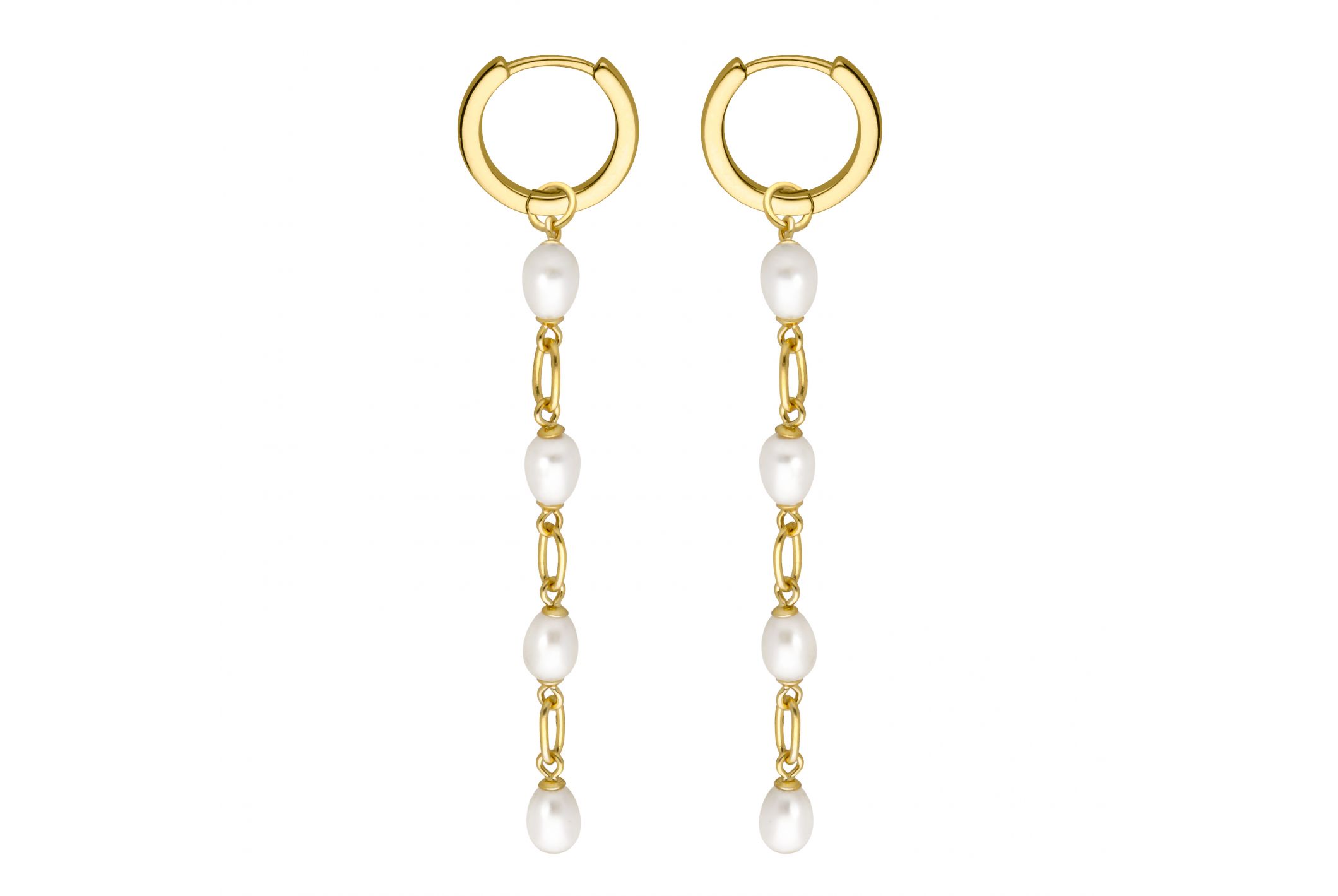 Hipanema Boucles d'oreilles Pearly Blanc