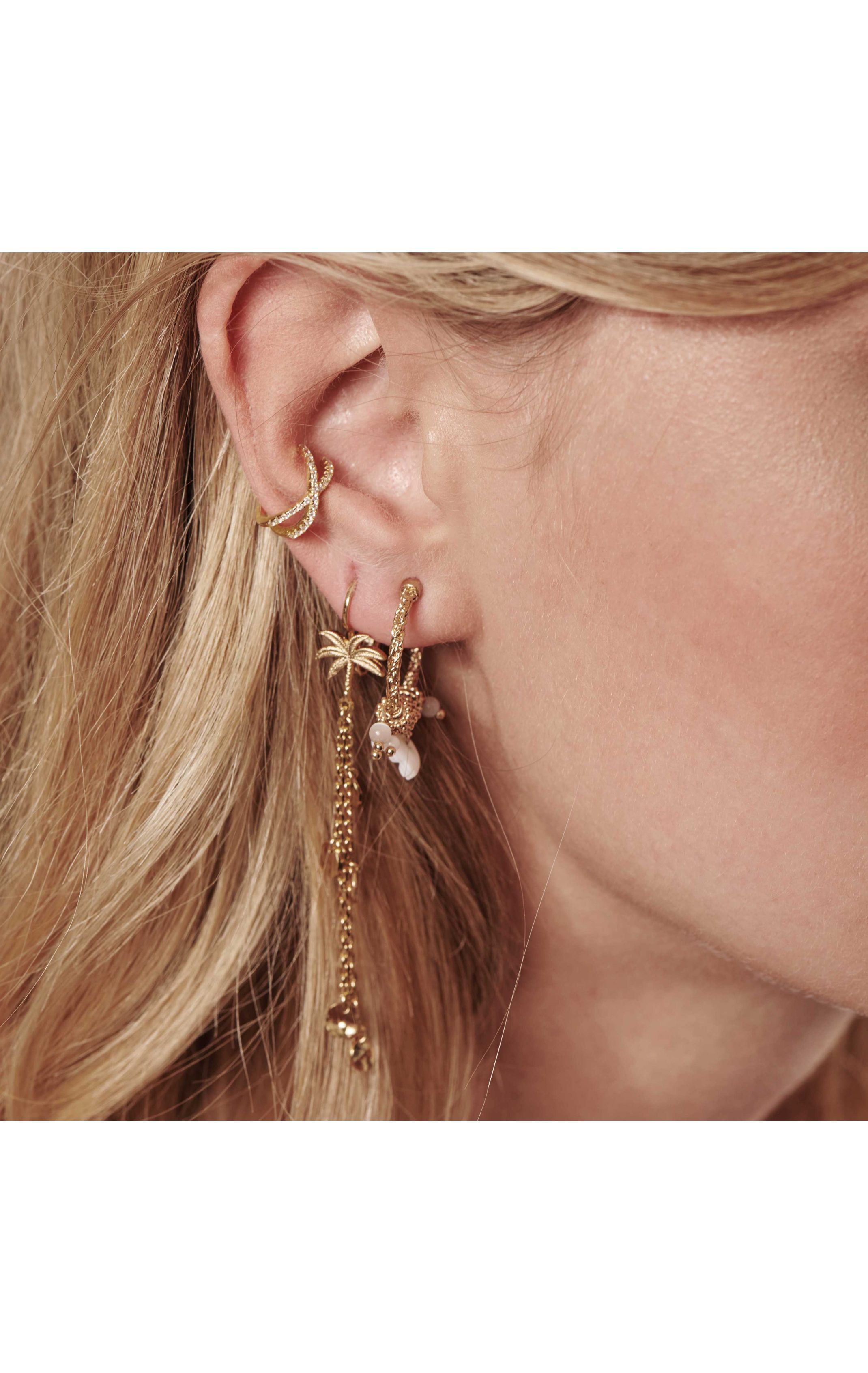 Ear ring Tallulah White