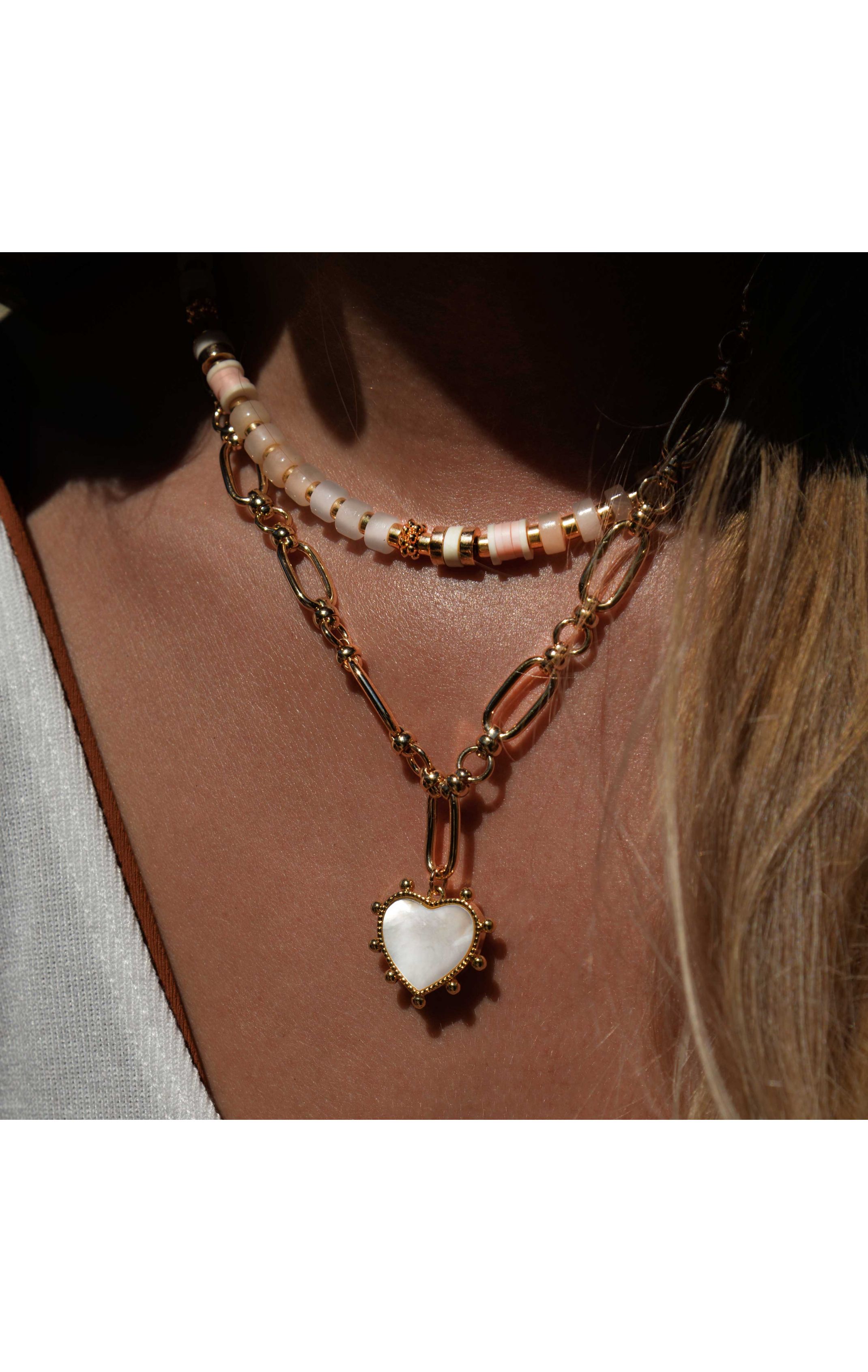 Necklace Taime White