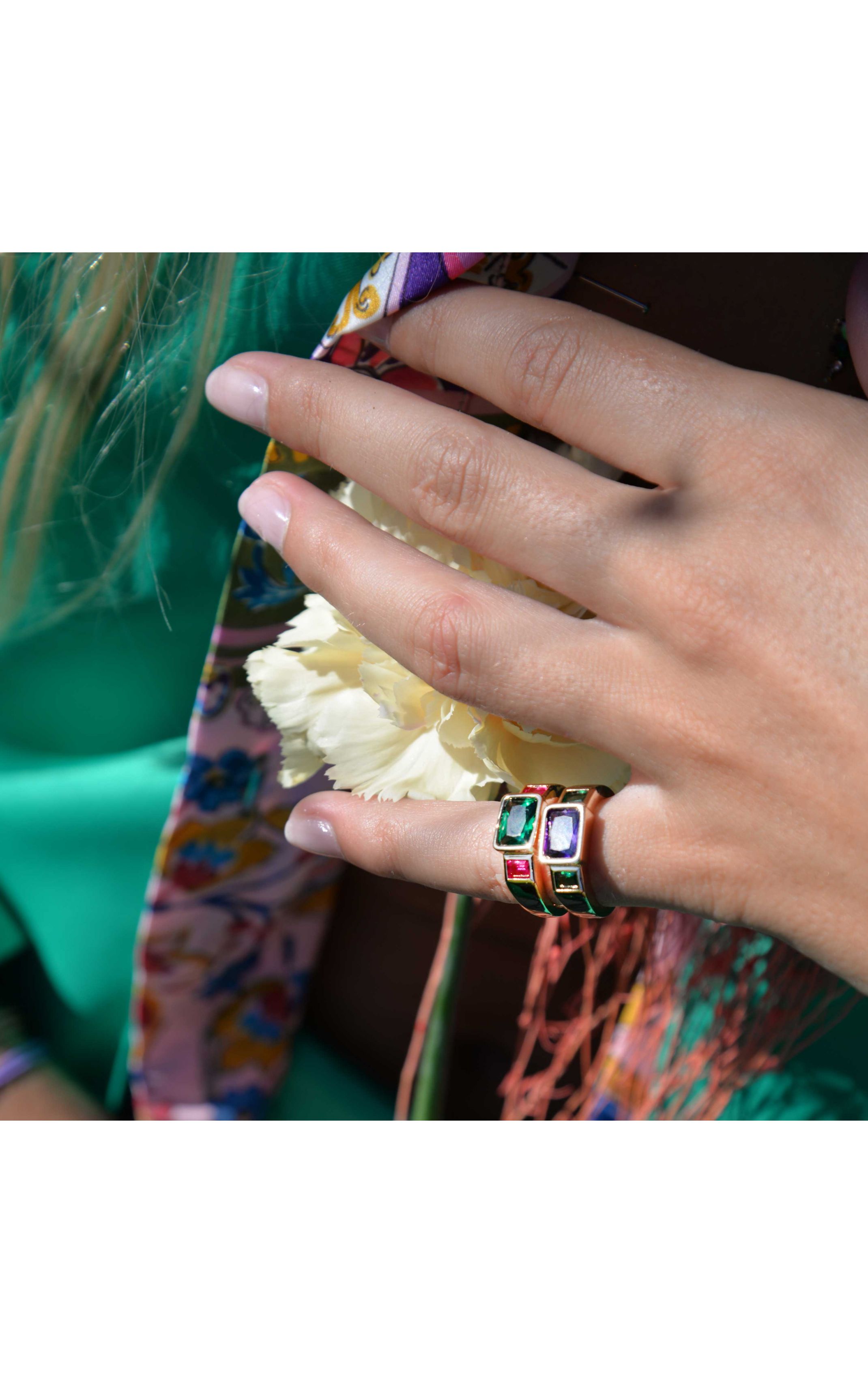 Bague Casta Vert