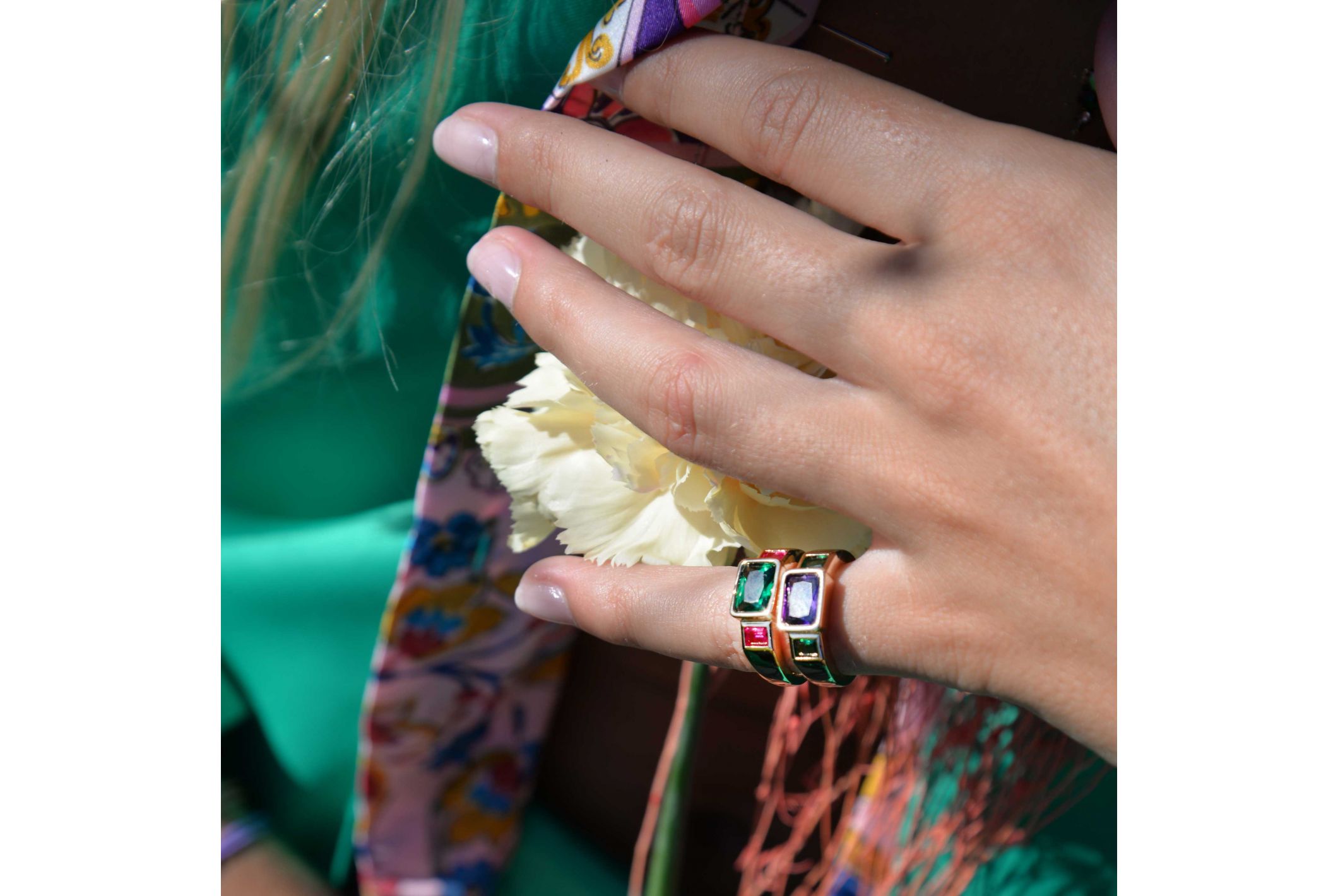 Hipanema Bague Casta Vert