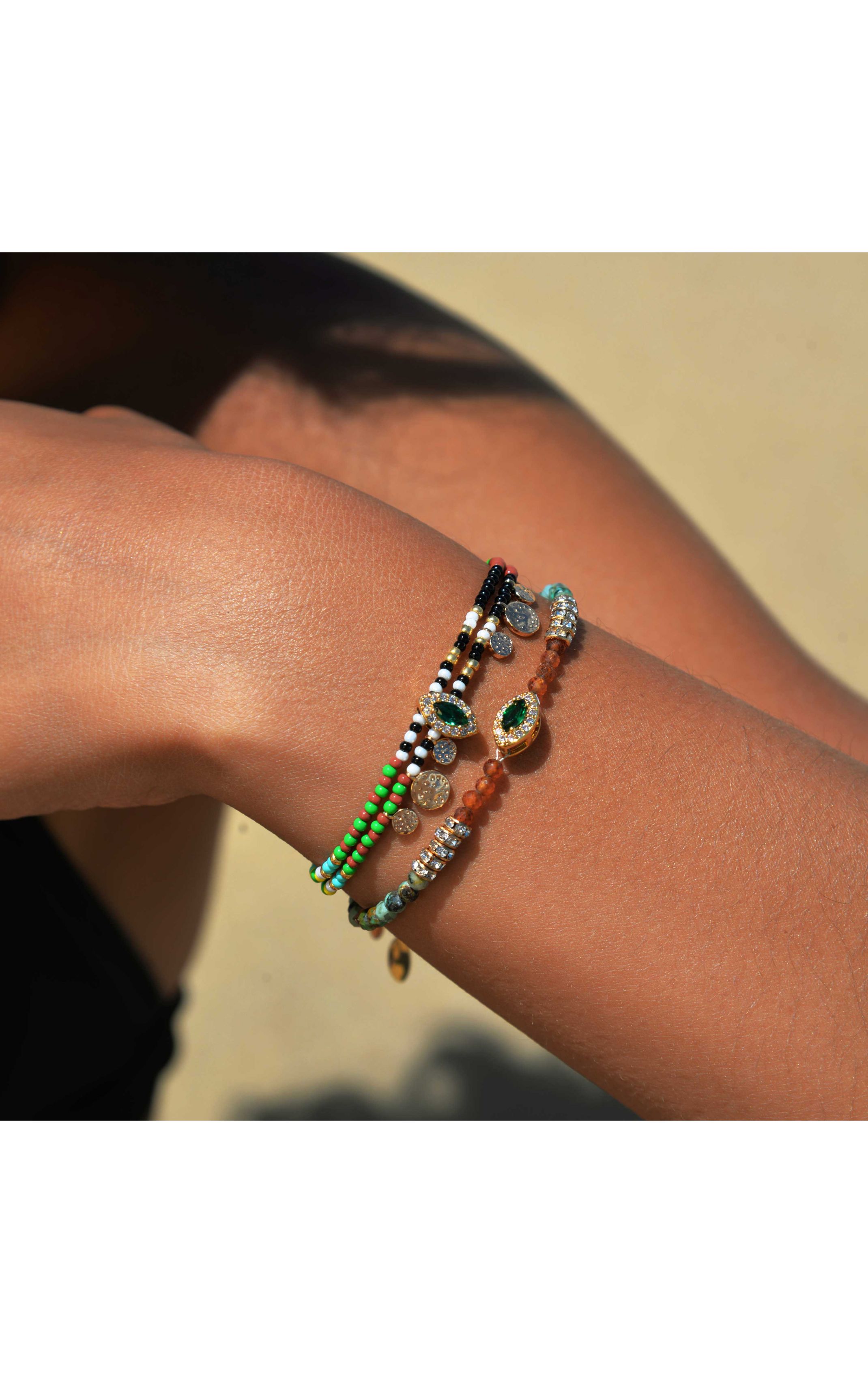 Bracelet Lagos Emeraude