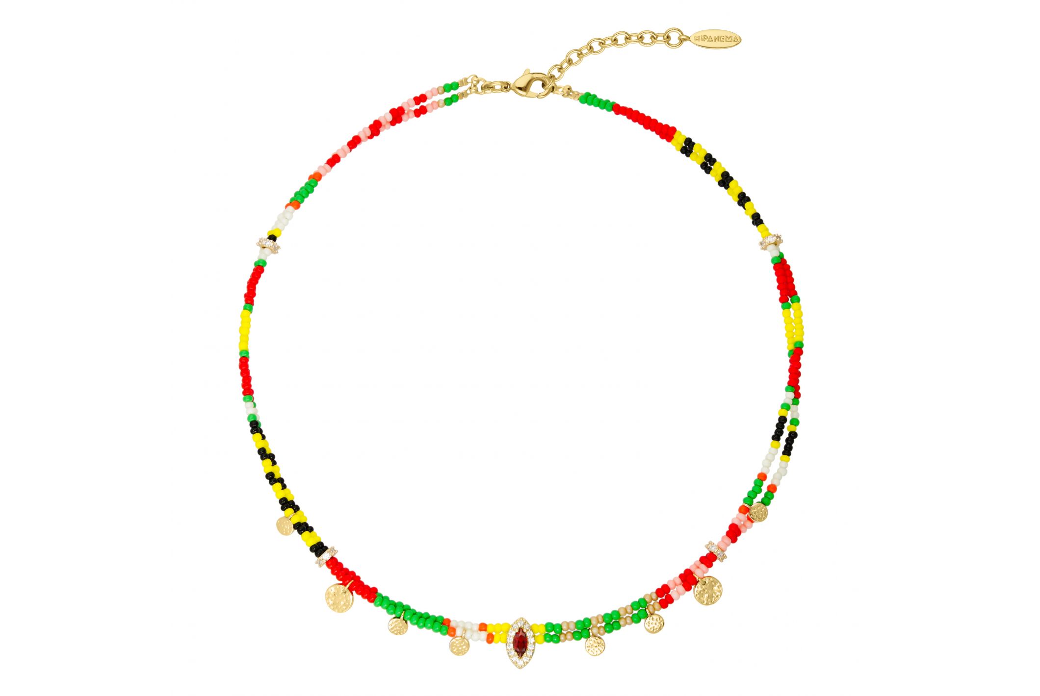 Hipanema Necklace Tanzania Rubis