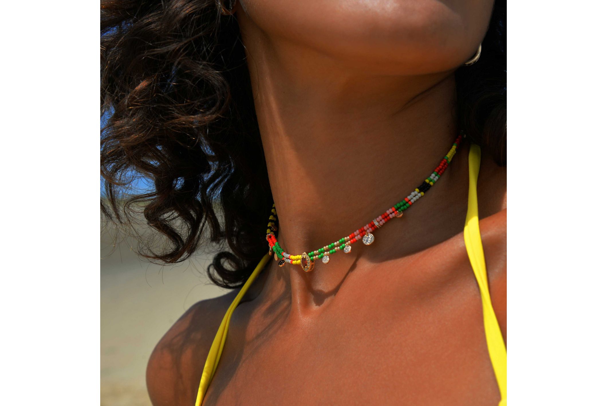 Hipanema Necklace Tanzania Rubis