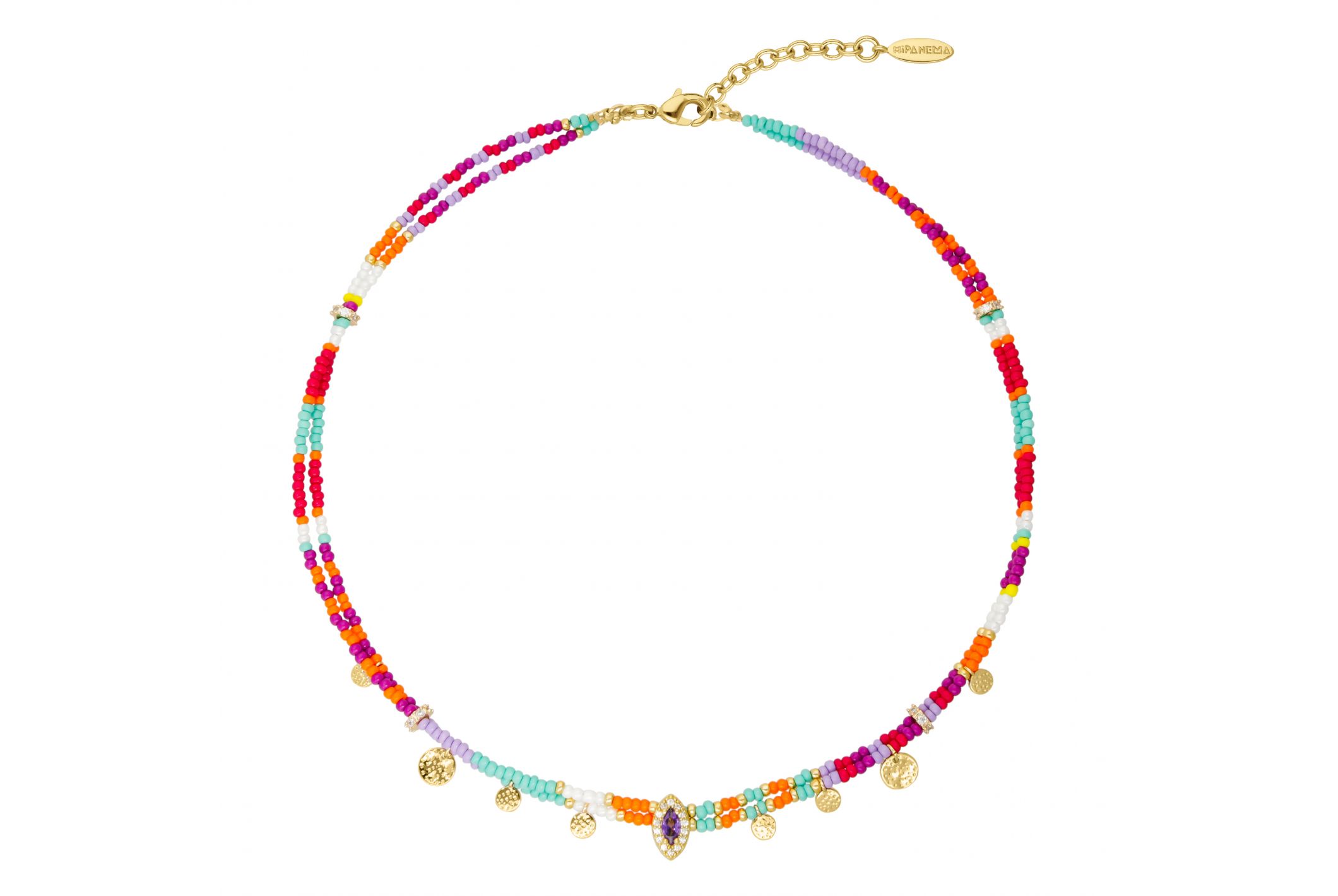 Hipanema Necklace Tanzania Amethyste