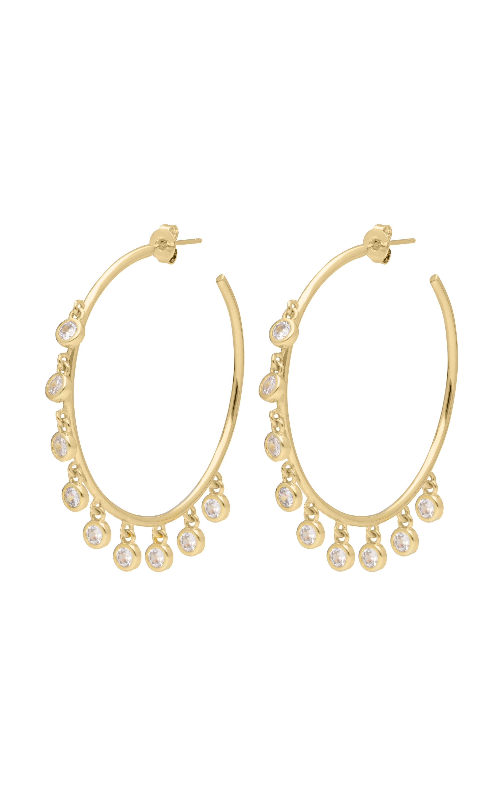 Boucles d'oreilles Dow Blanc
