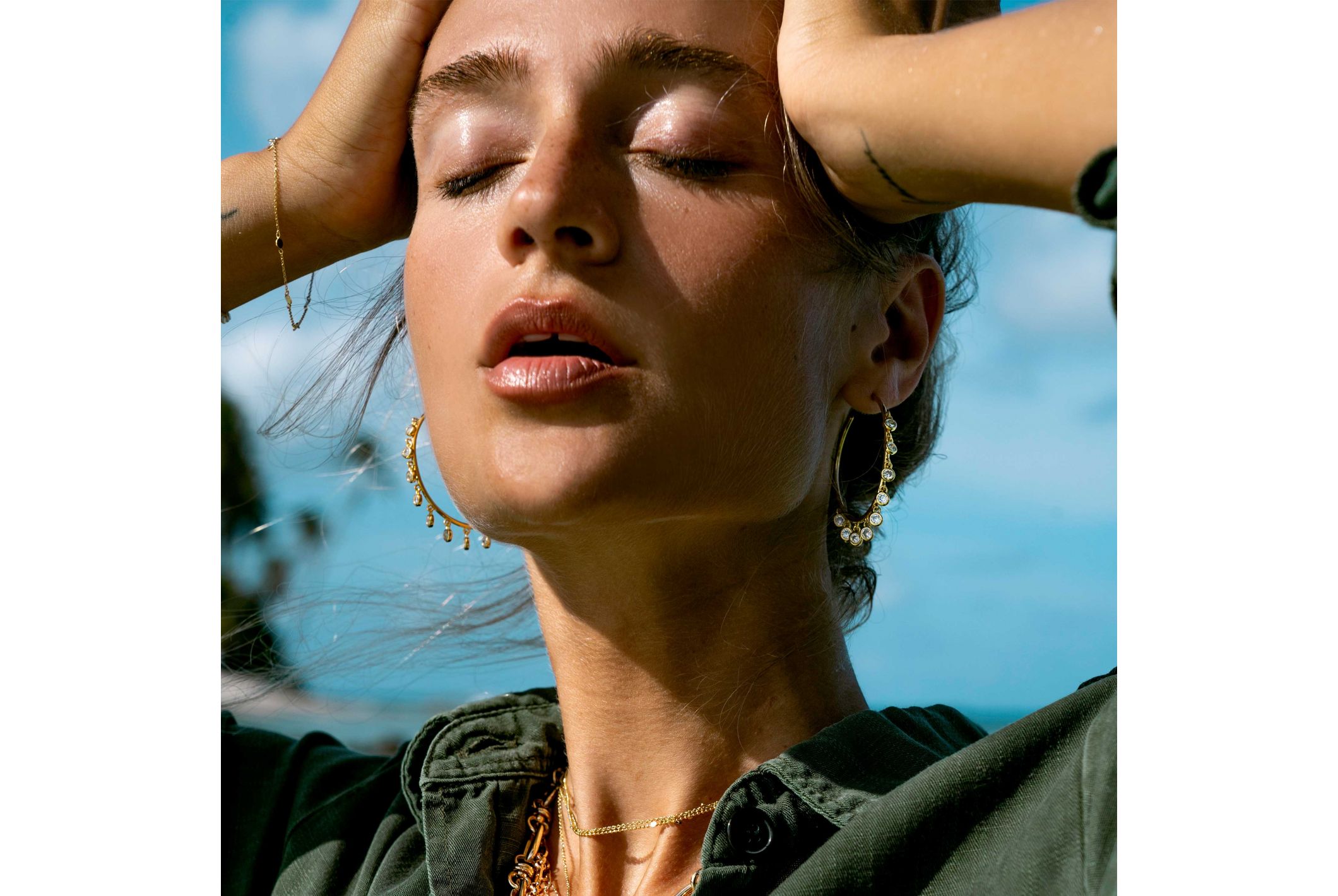 Hipanema Earrings Dow White