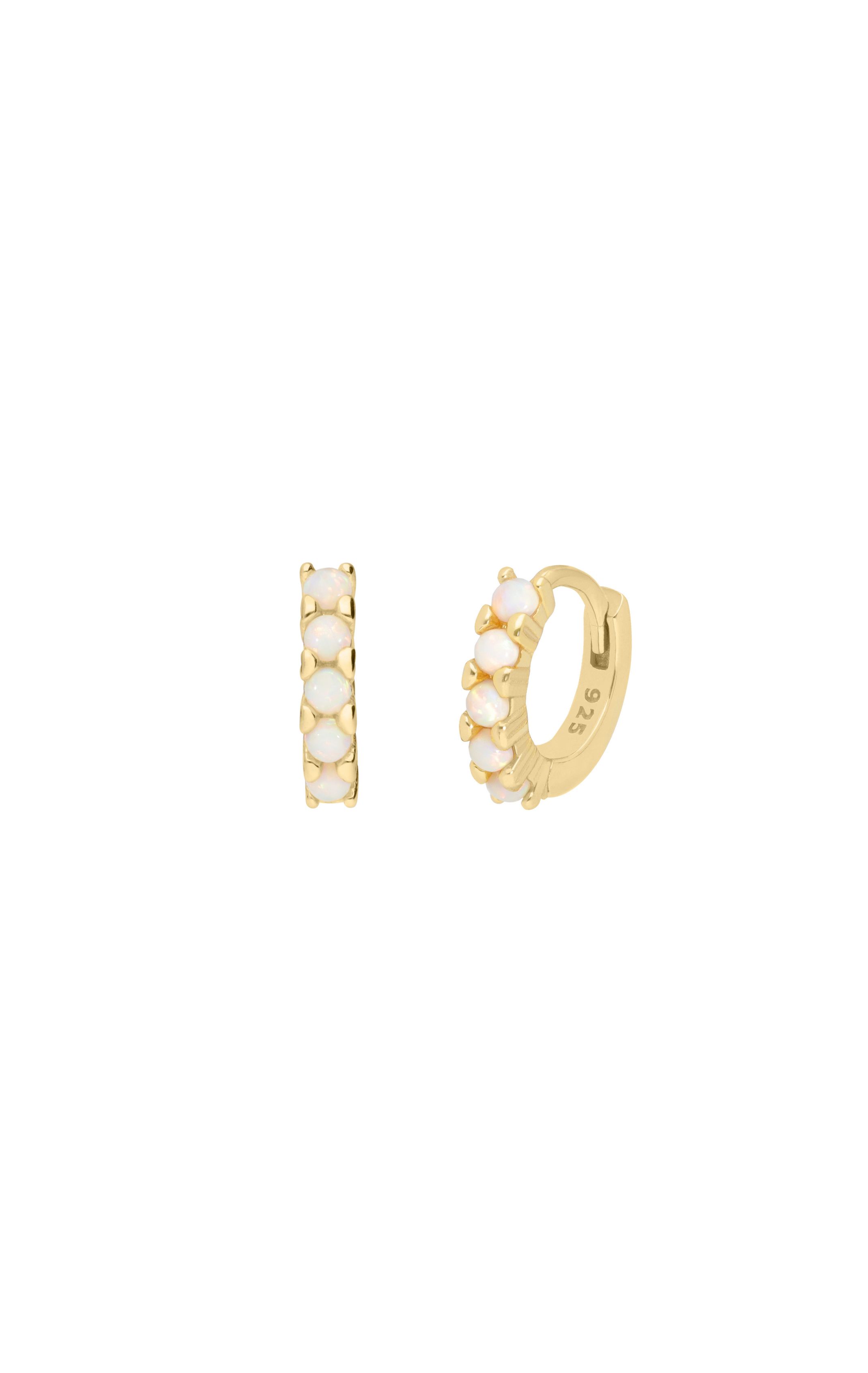 Earrings Croisette White