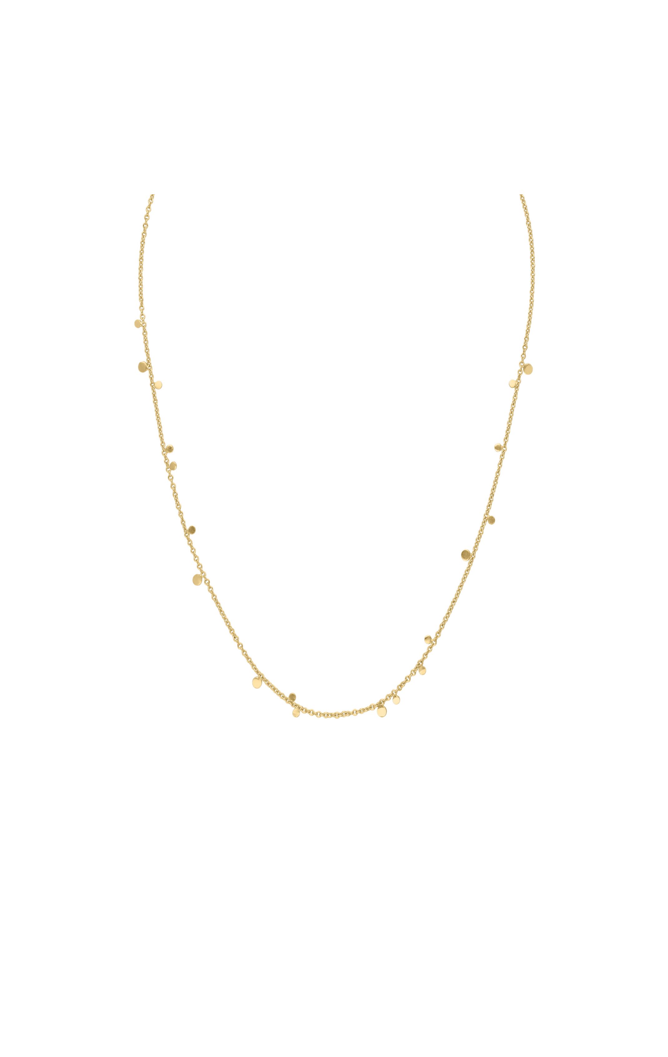 Collier Sequins Doré