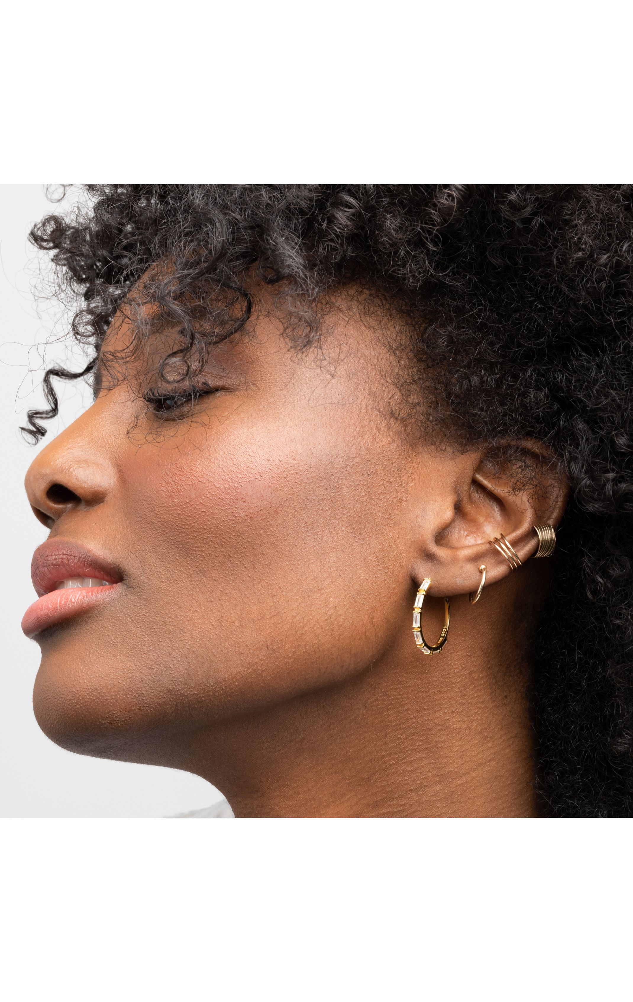 Boucles d'oreilles Nisaba Blanc