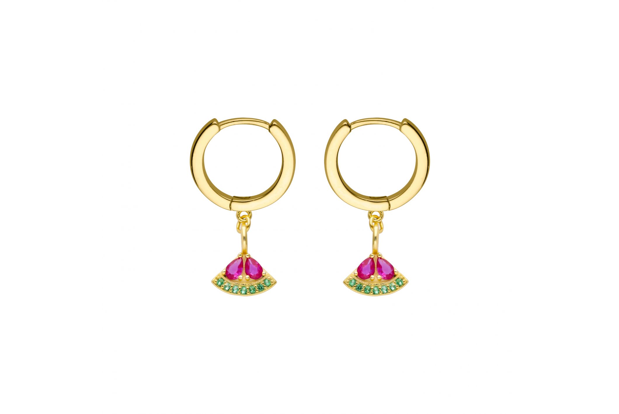 Hipanema Earrings Watermelon Gold