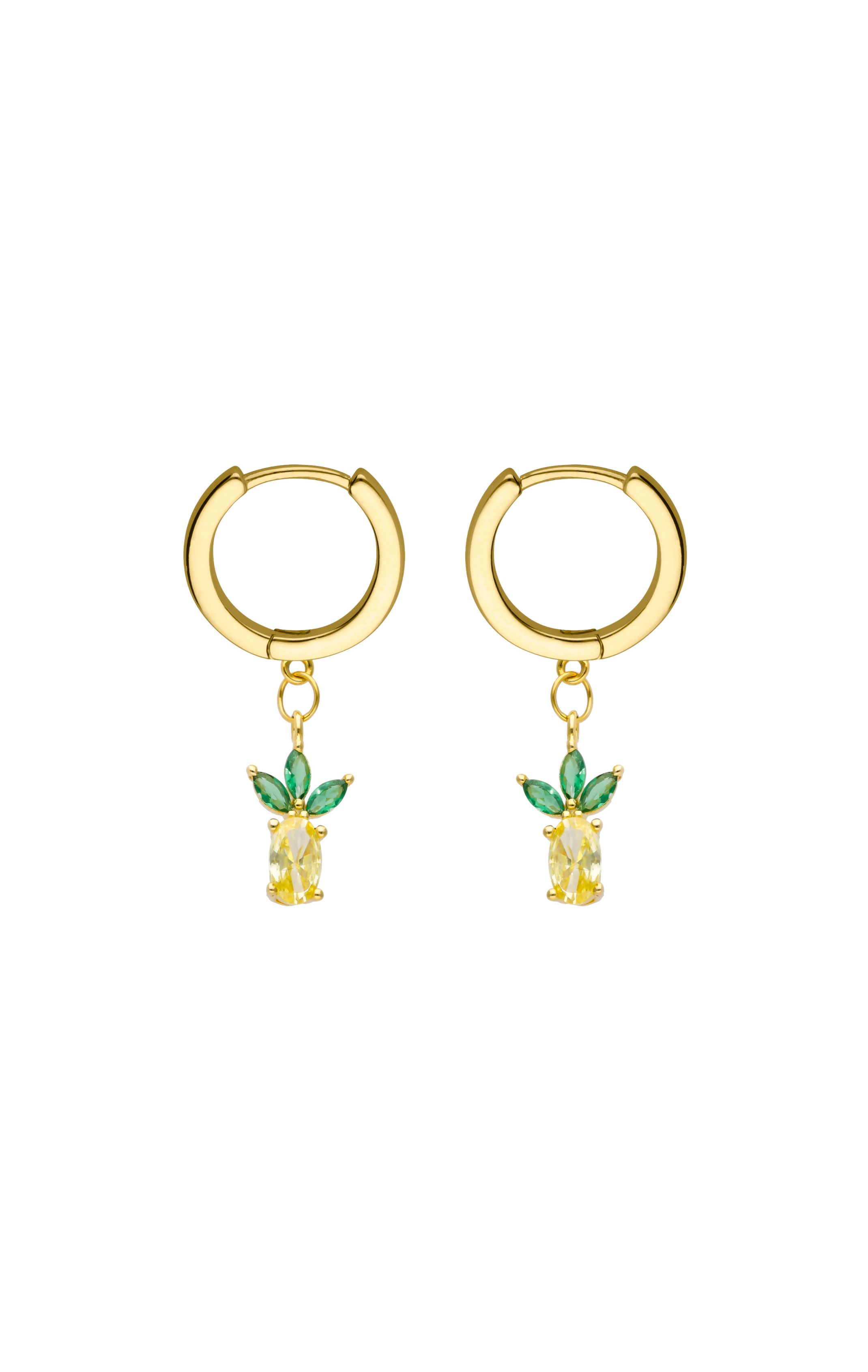 Earrings Pineapple Gold