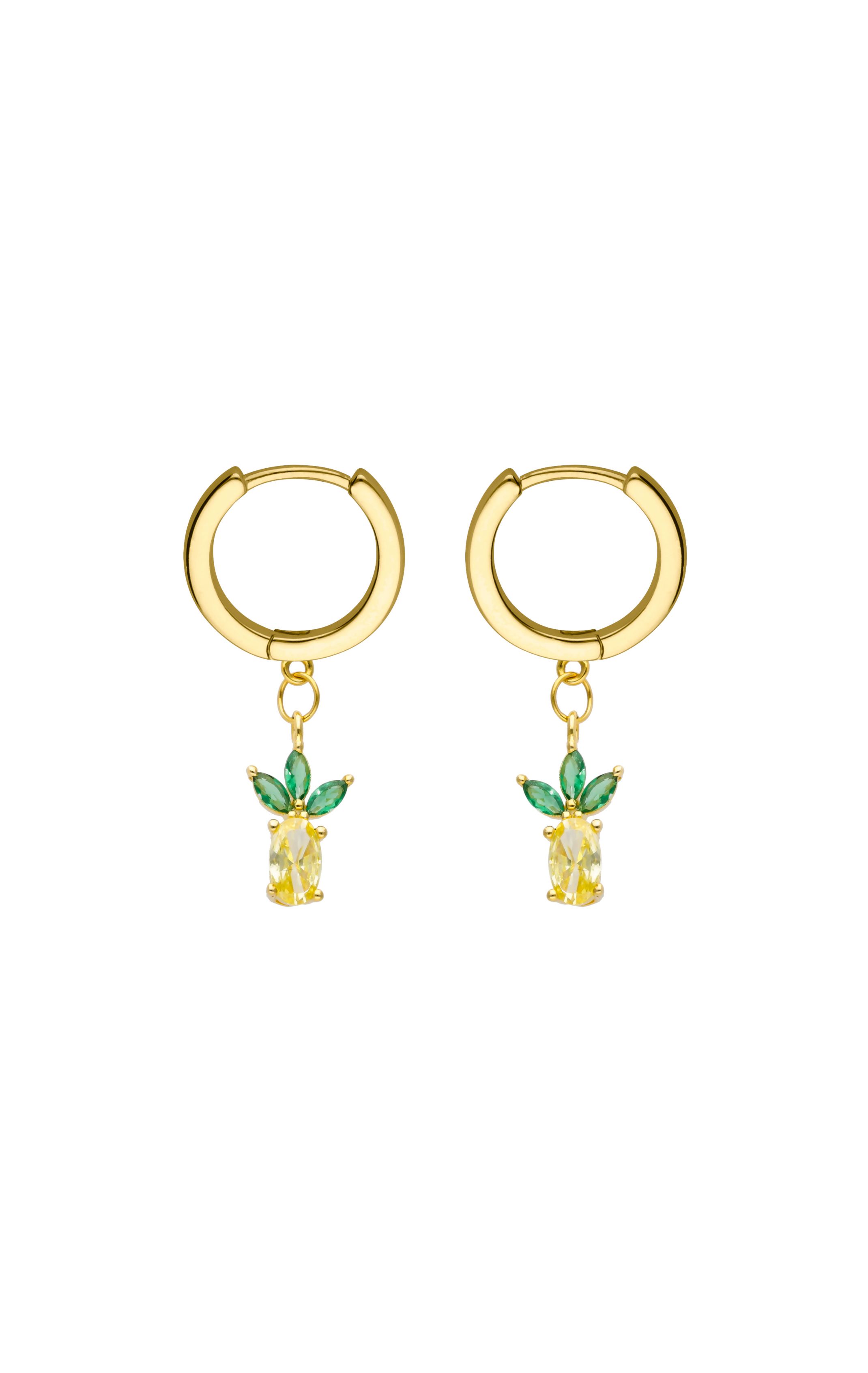 Boucles d'oreilles Pineapple Doré