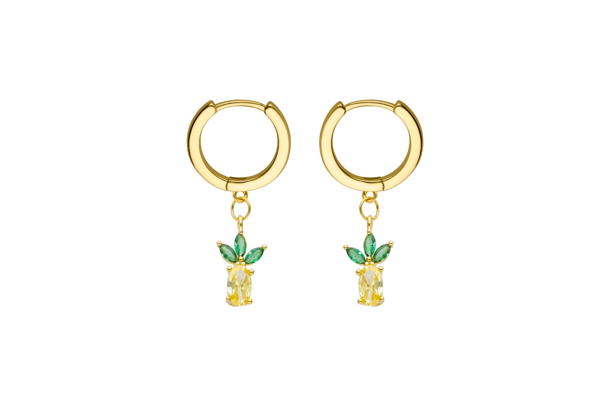 Hipanema Earrings Pineapple Gold