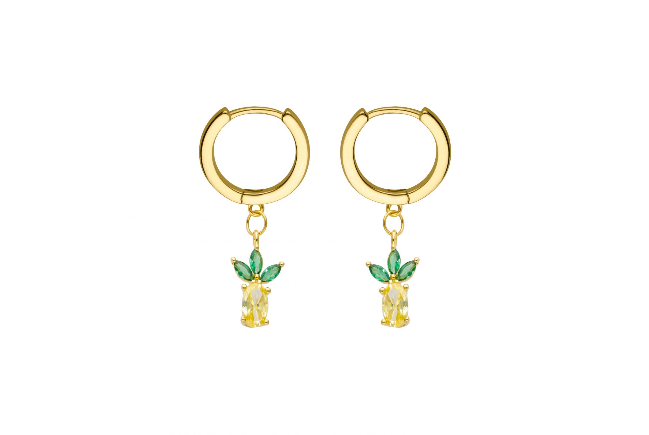 Hipanema Earrings Pineapple Gold