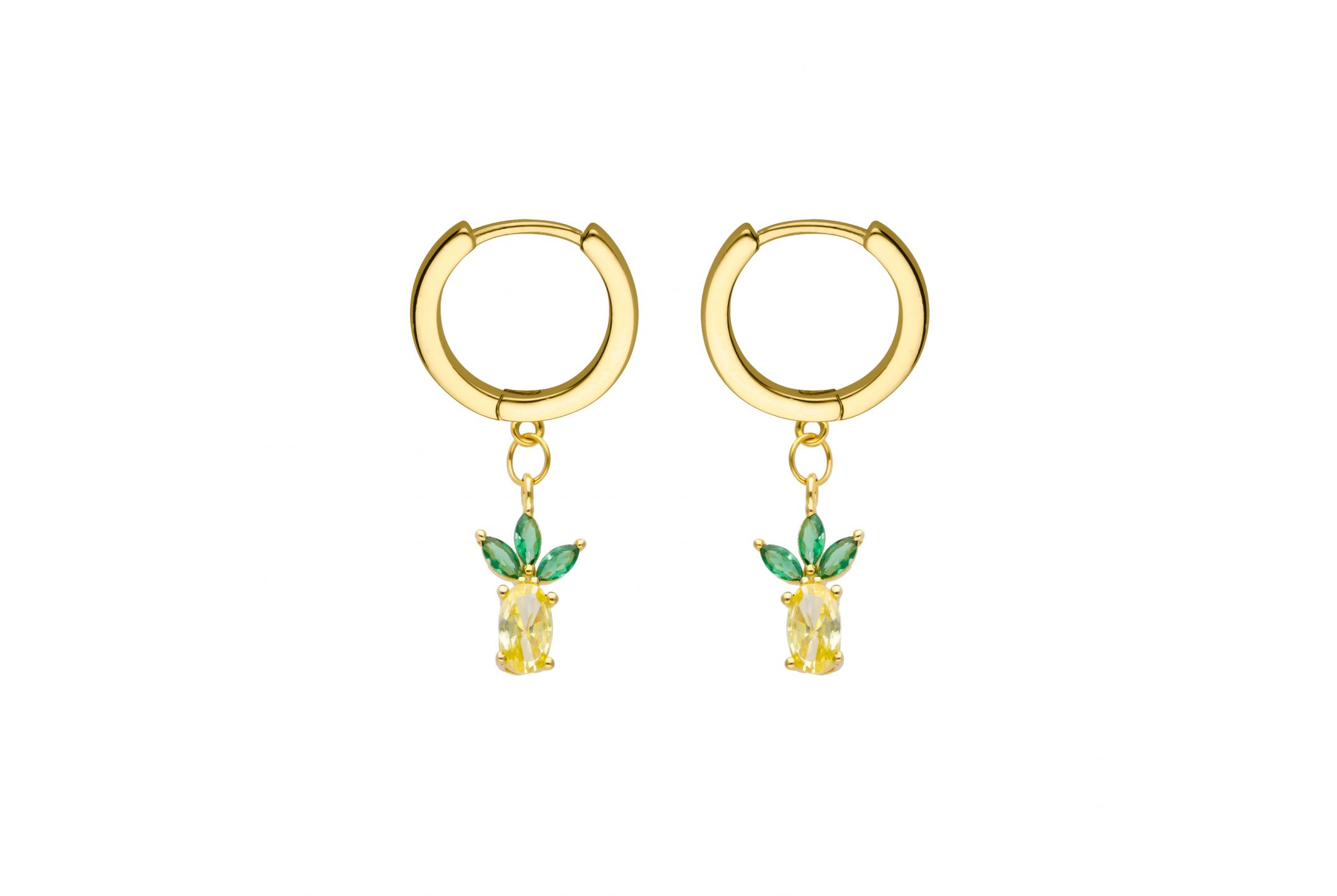 Hipanema Boucles d'oreilles Pineapple Doré