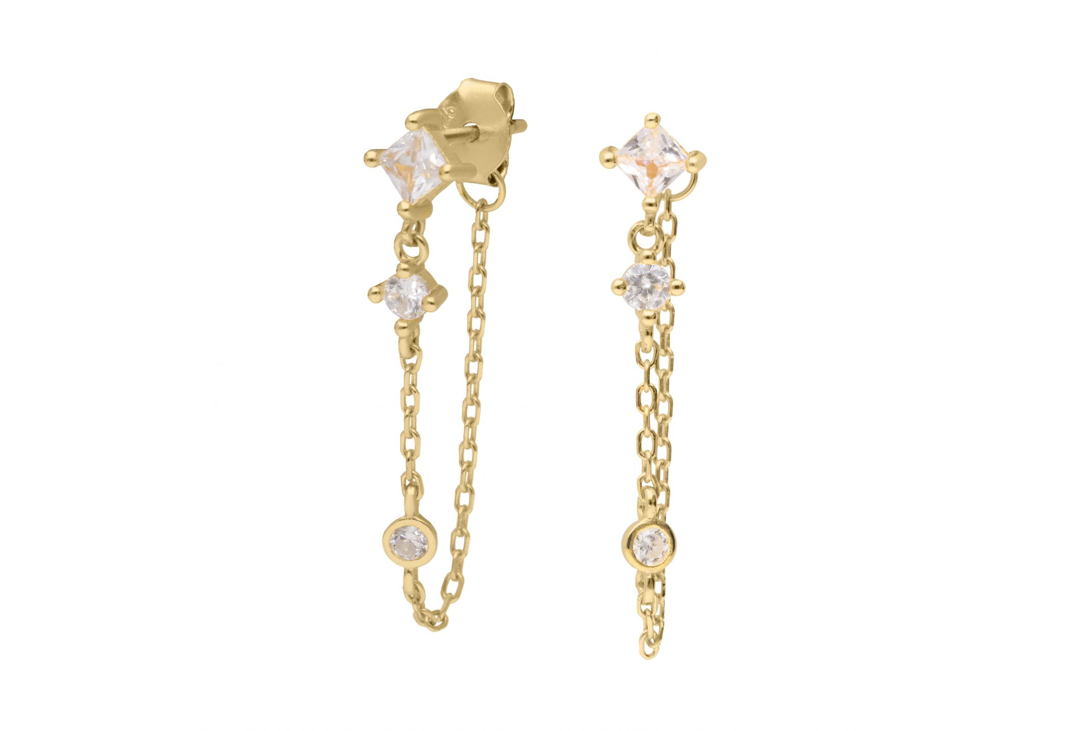 Hipanema Boucles d'oreilles Helios Blanc