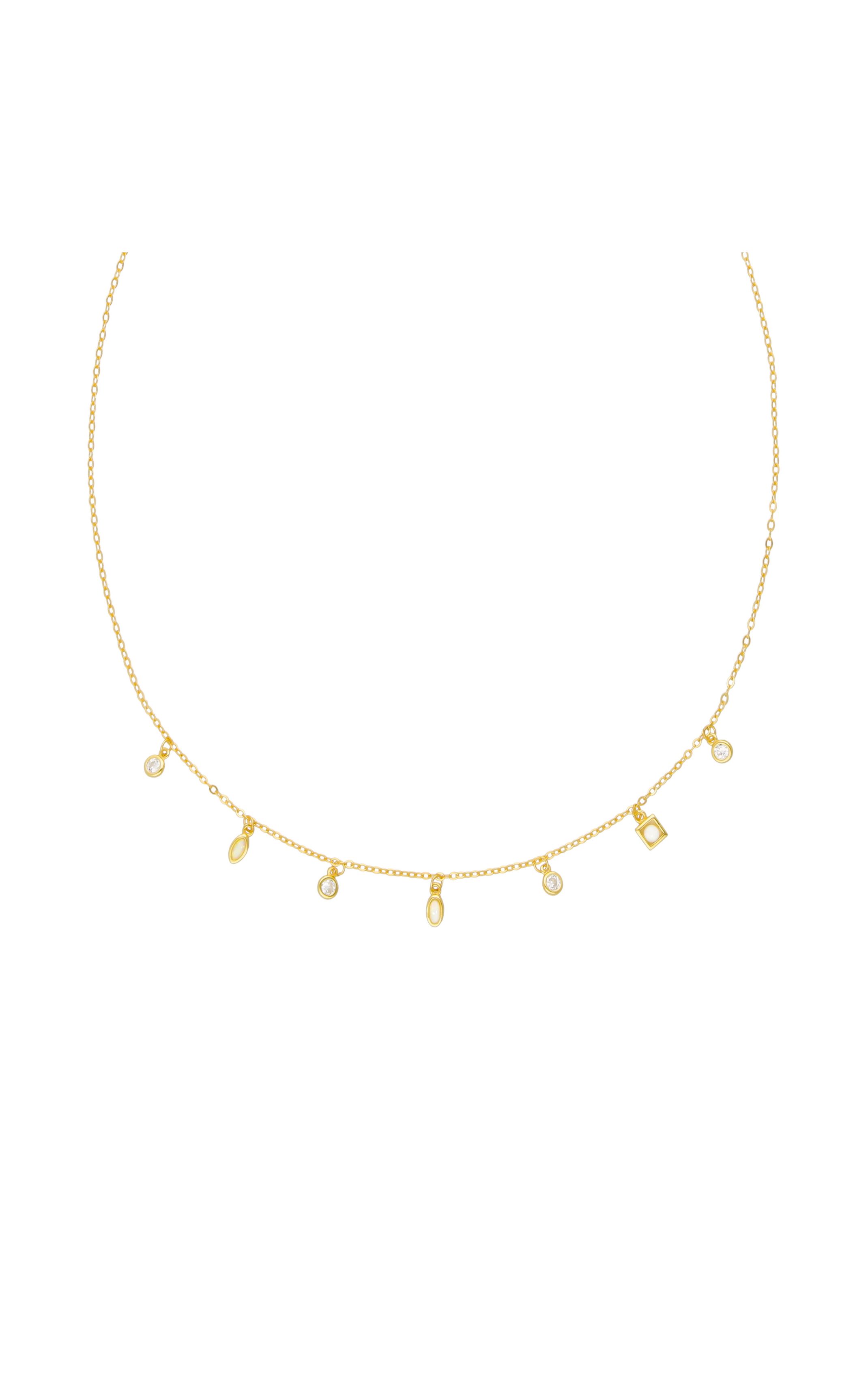 Necklace Opaline Gold