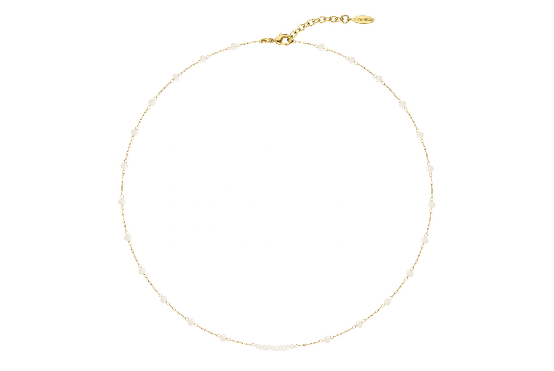 Hipanema Collier Yesterday Blanc