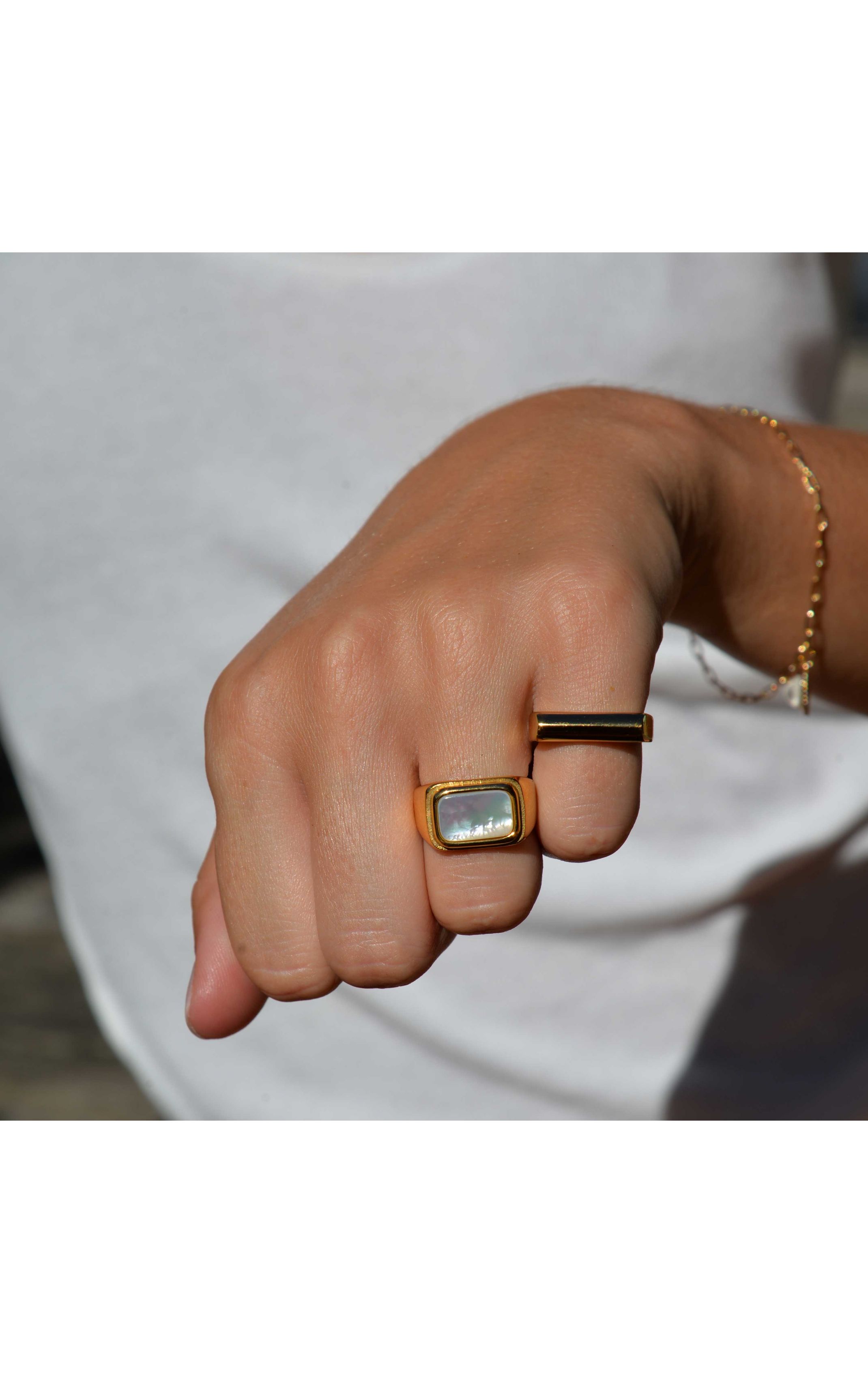 Ring Cleo White