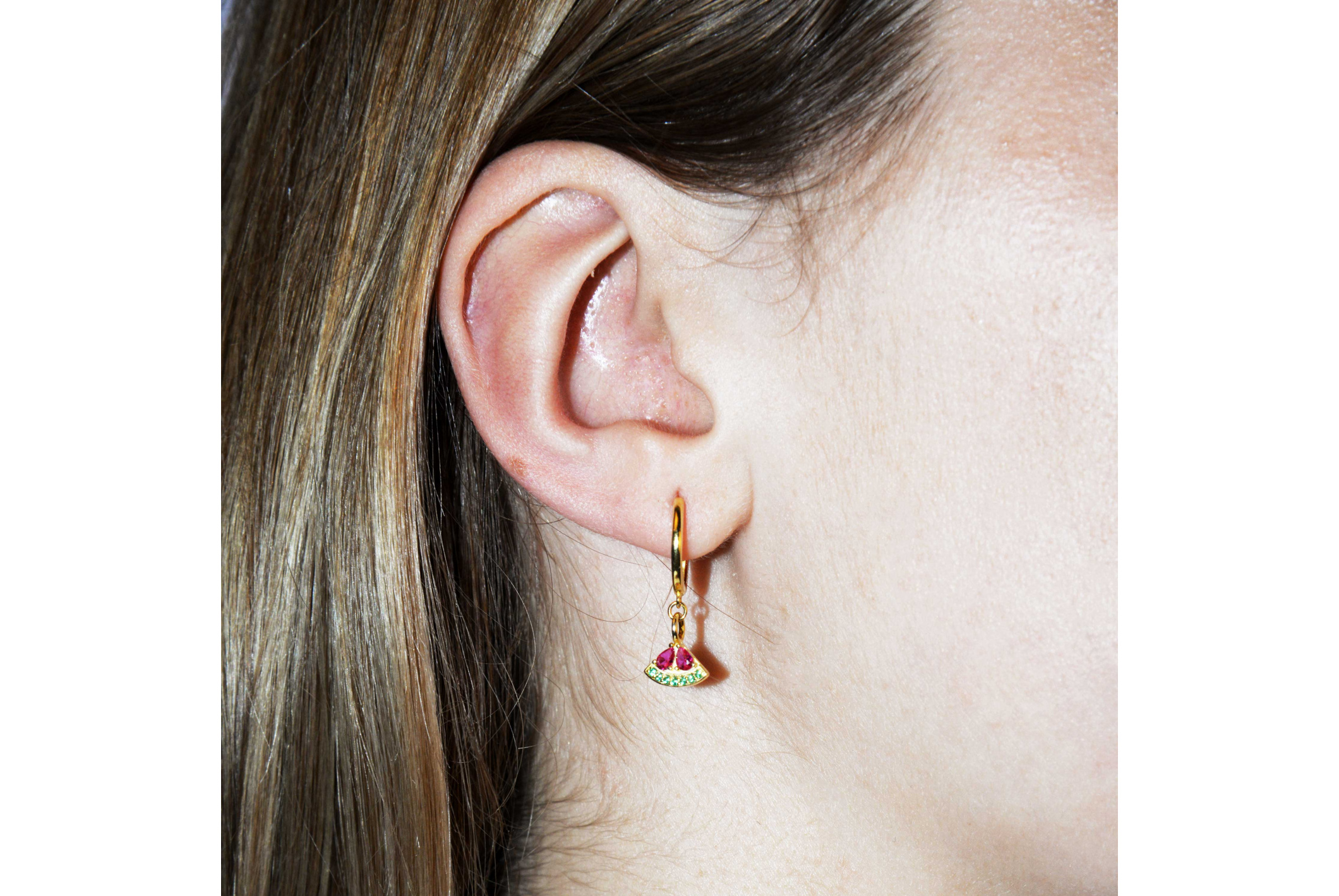 Hipanema Earrings Watermelon Gold