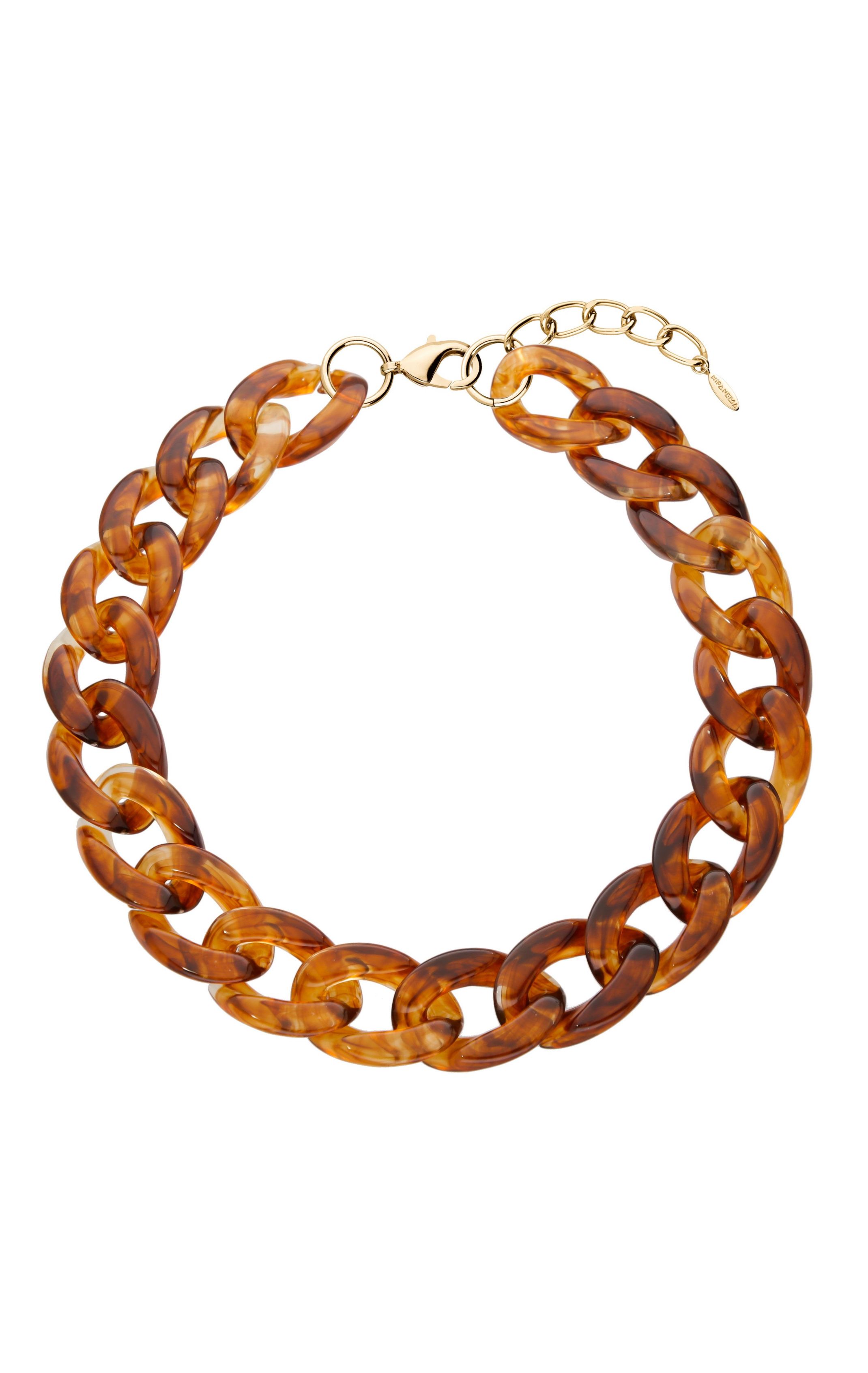 Necklace Jazzy ambre