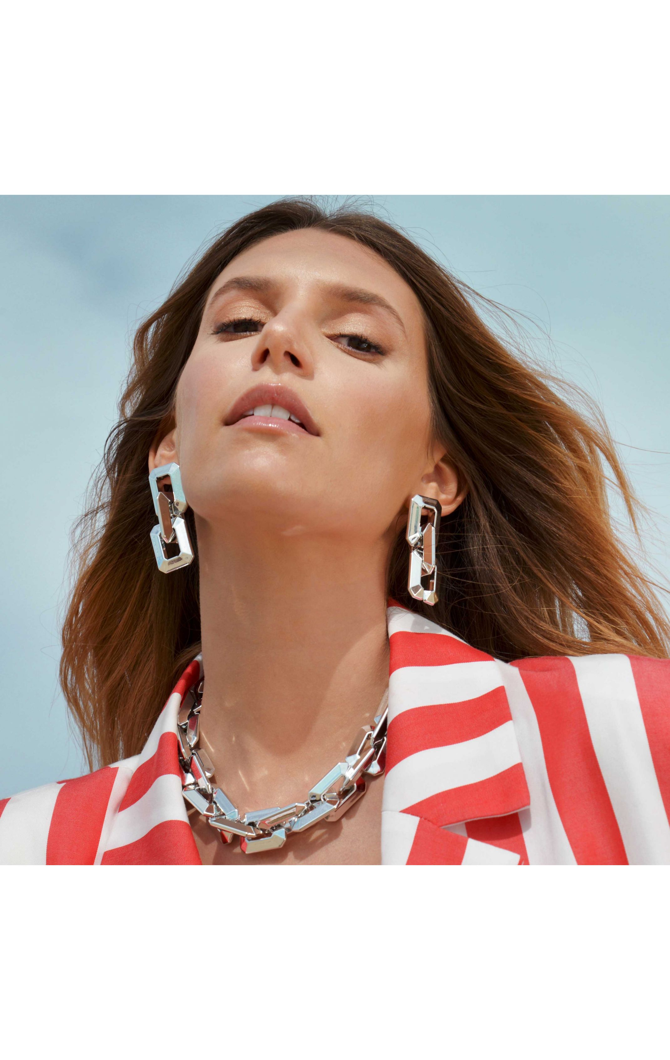 Earrings Evans Argenté