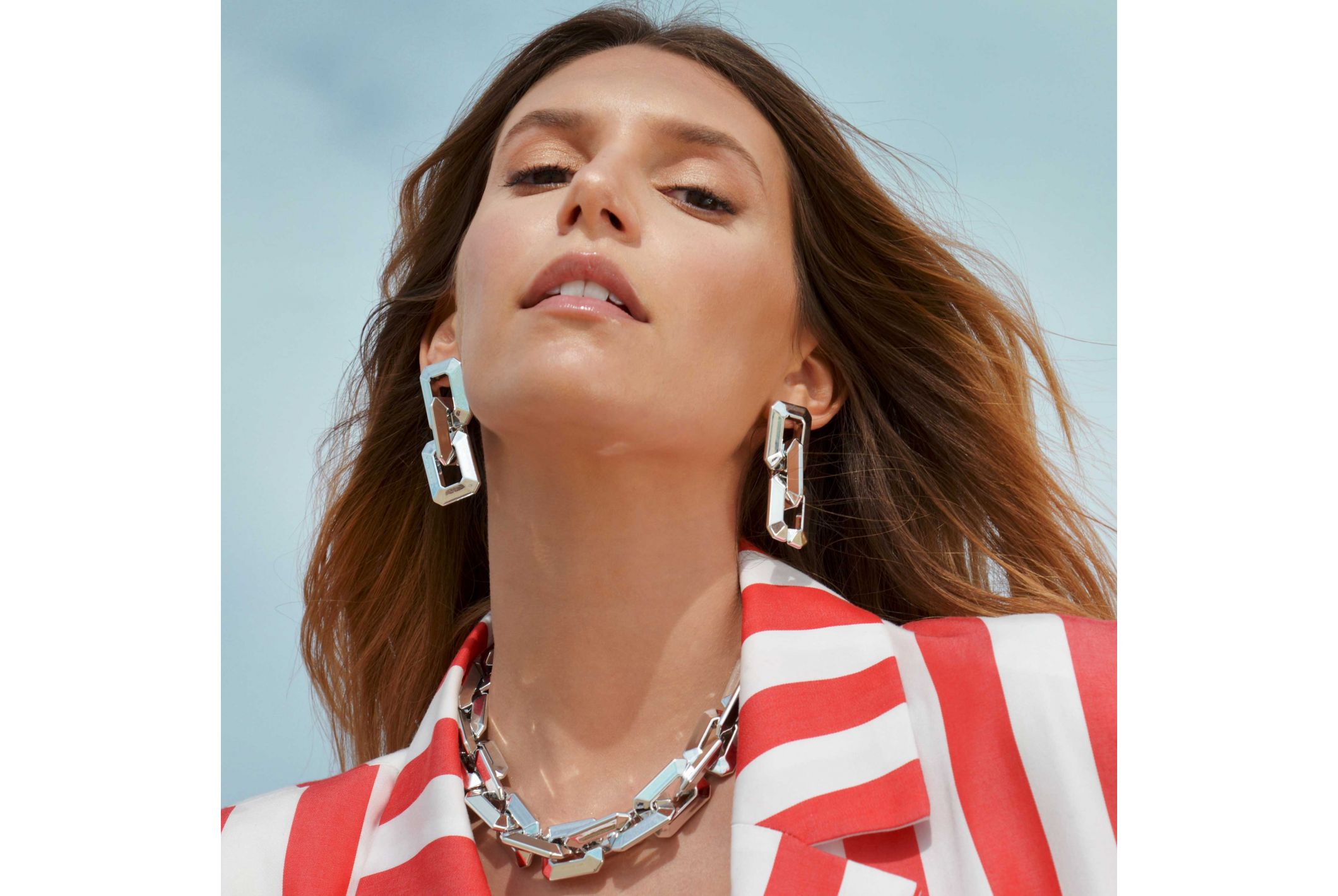 Hipanema Boucles d'oreilles Evans Argenté