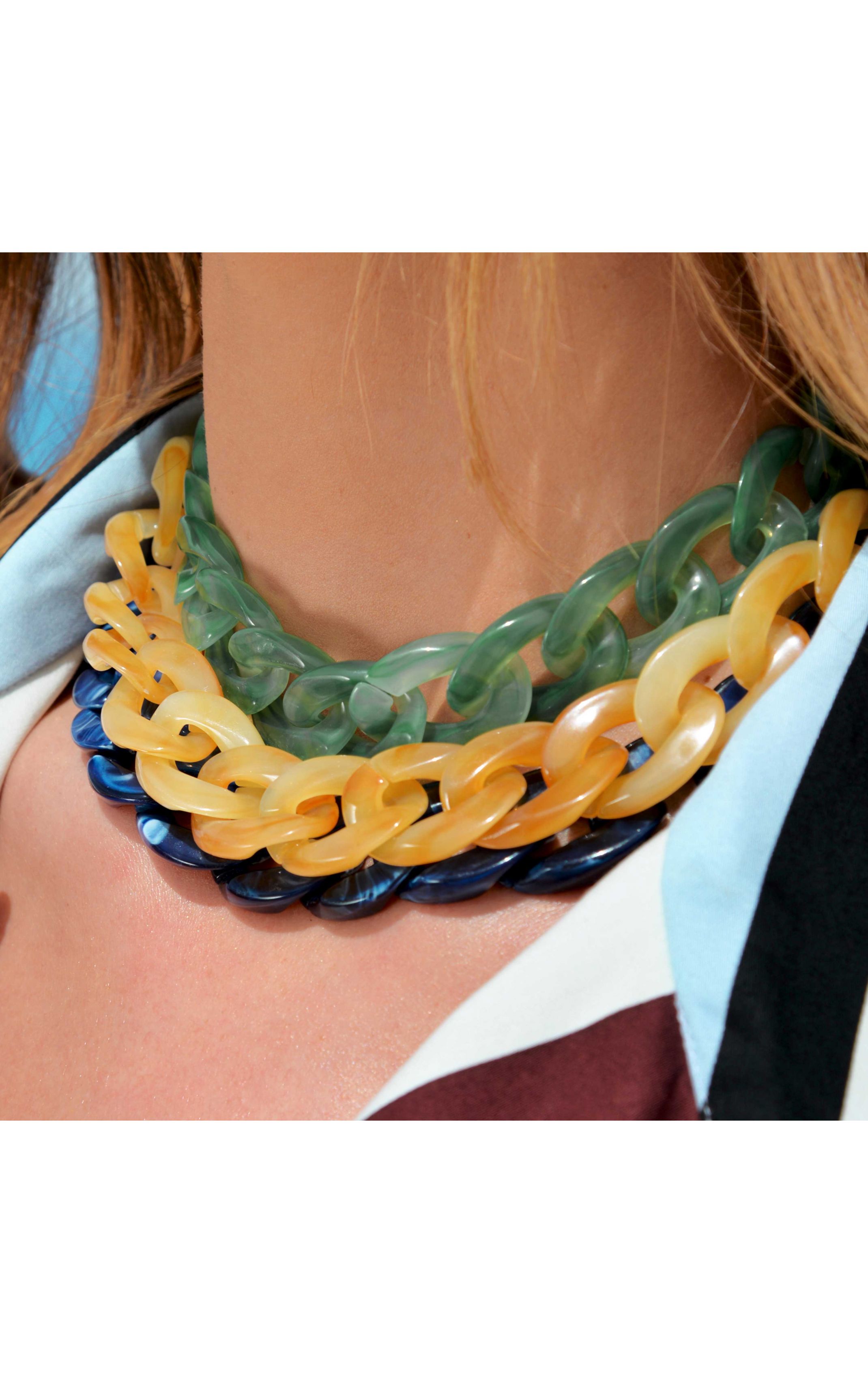 Collier Jazzy Bleu Marine