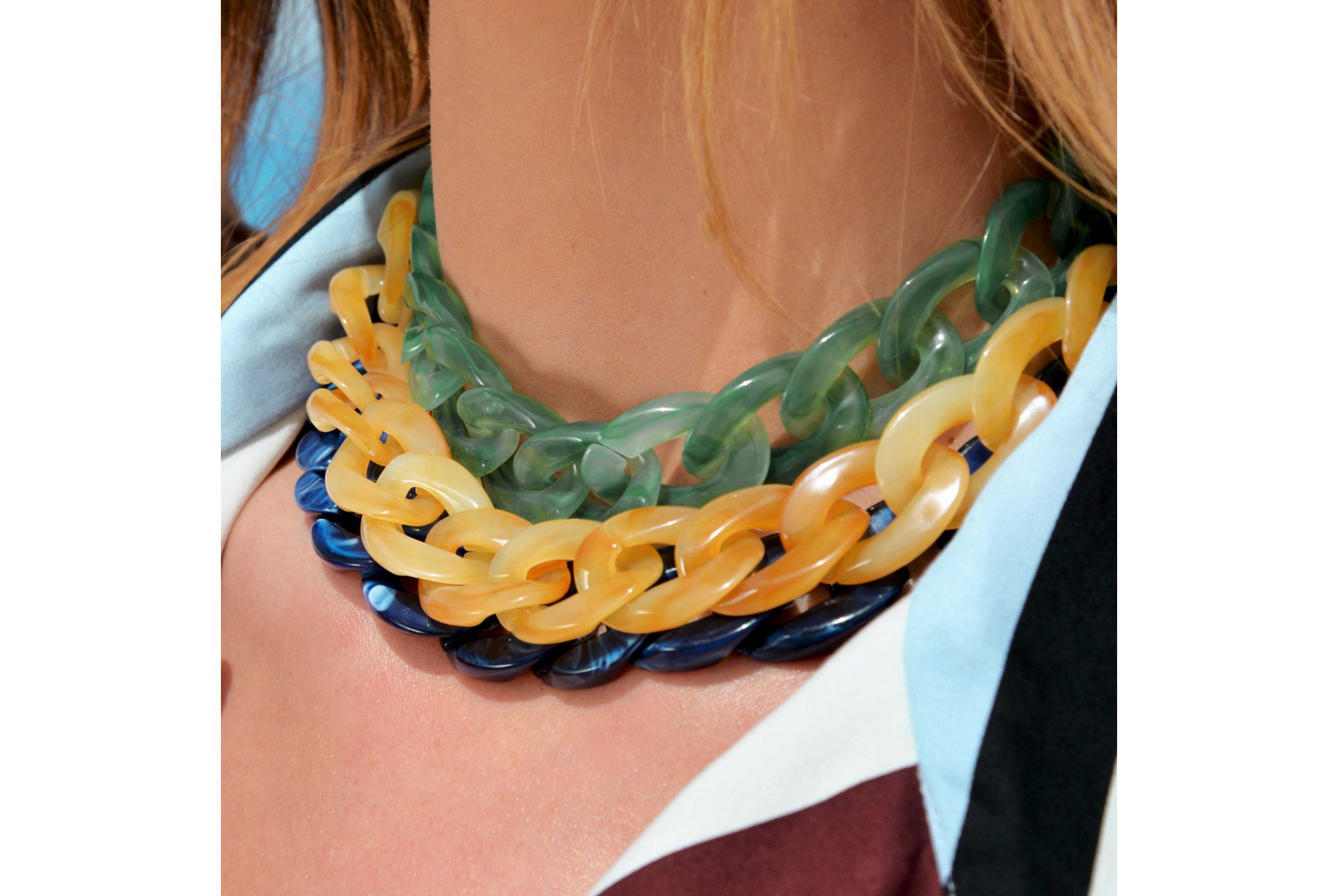 Hipanema Collier Jazzy Bleu Marine