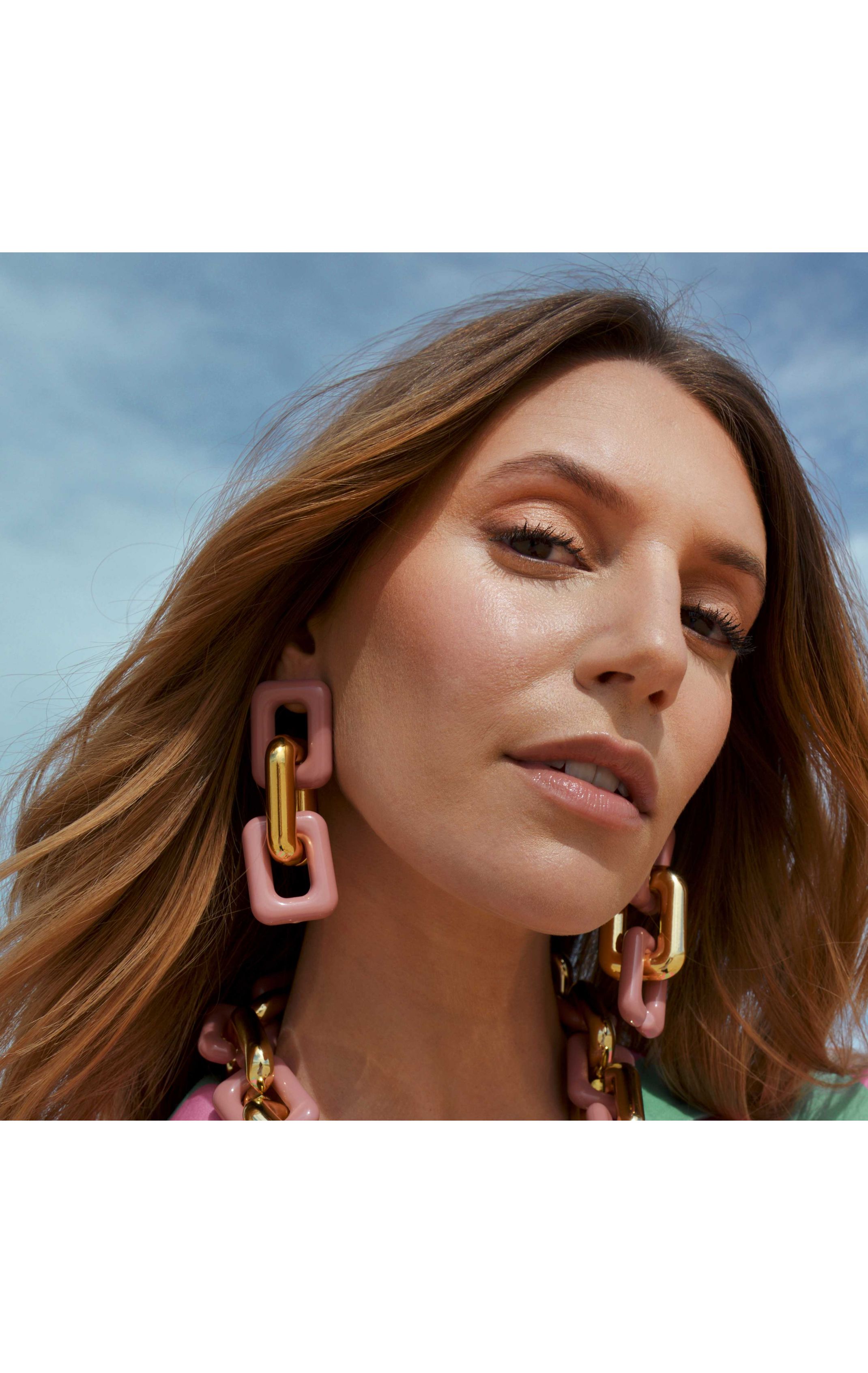 Boucles d'oreilles Karis Rose