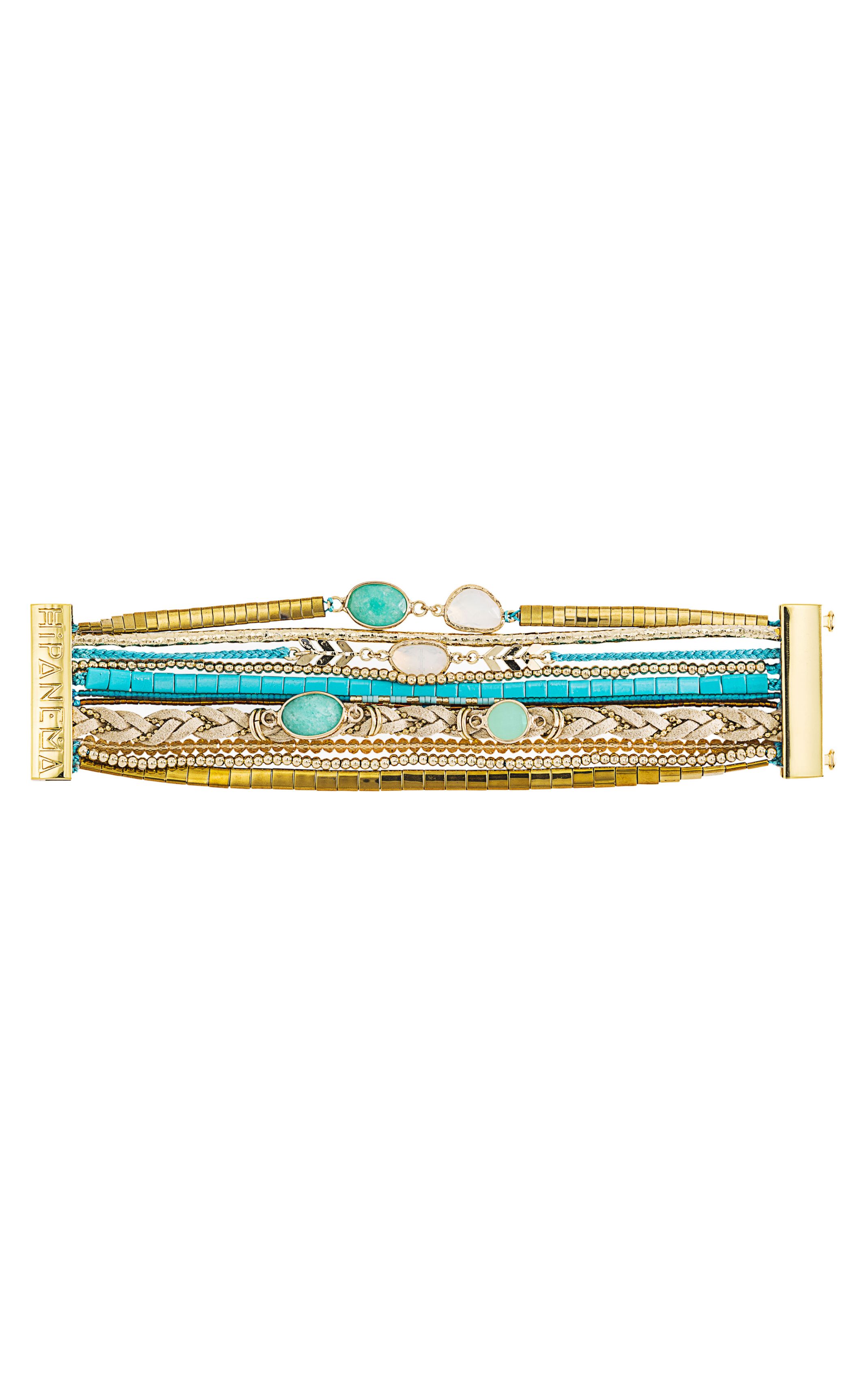 Manchette Chamade Bleu Turquoise