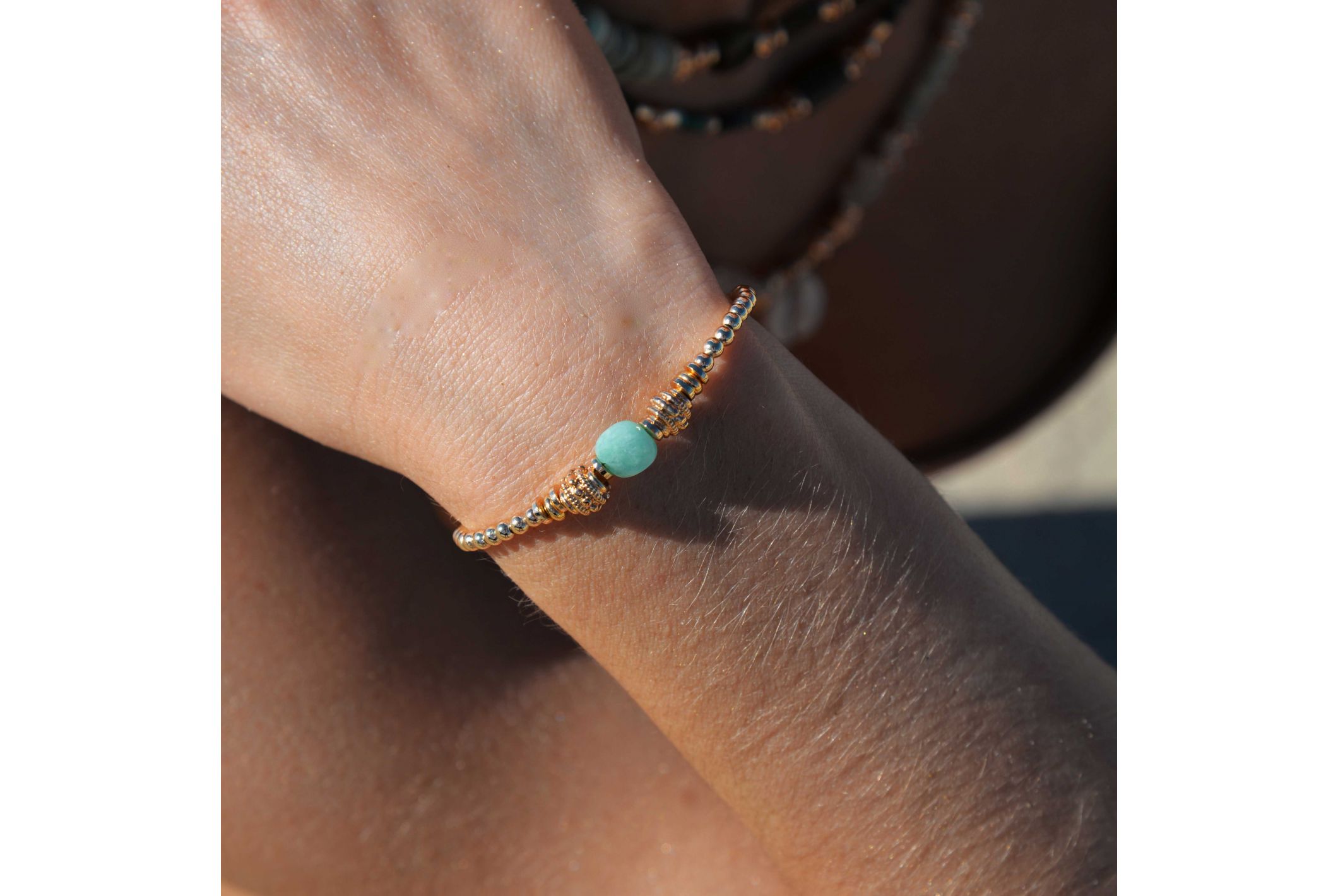 Hipanema Bracelet Giada Doré