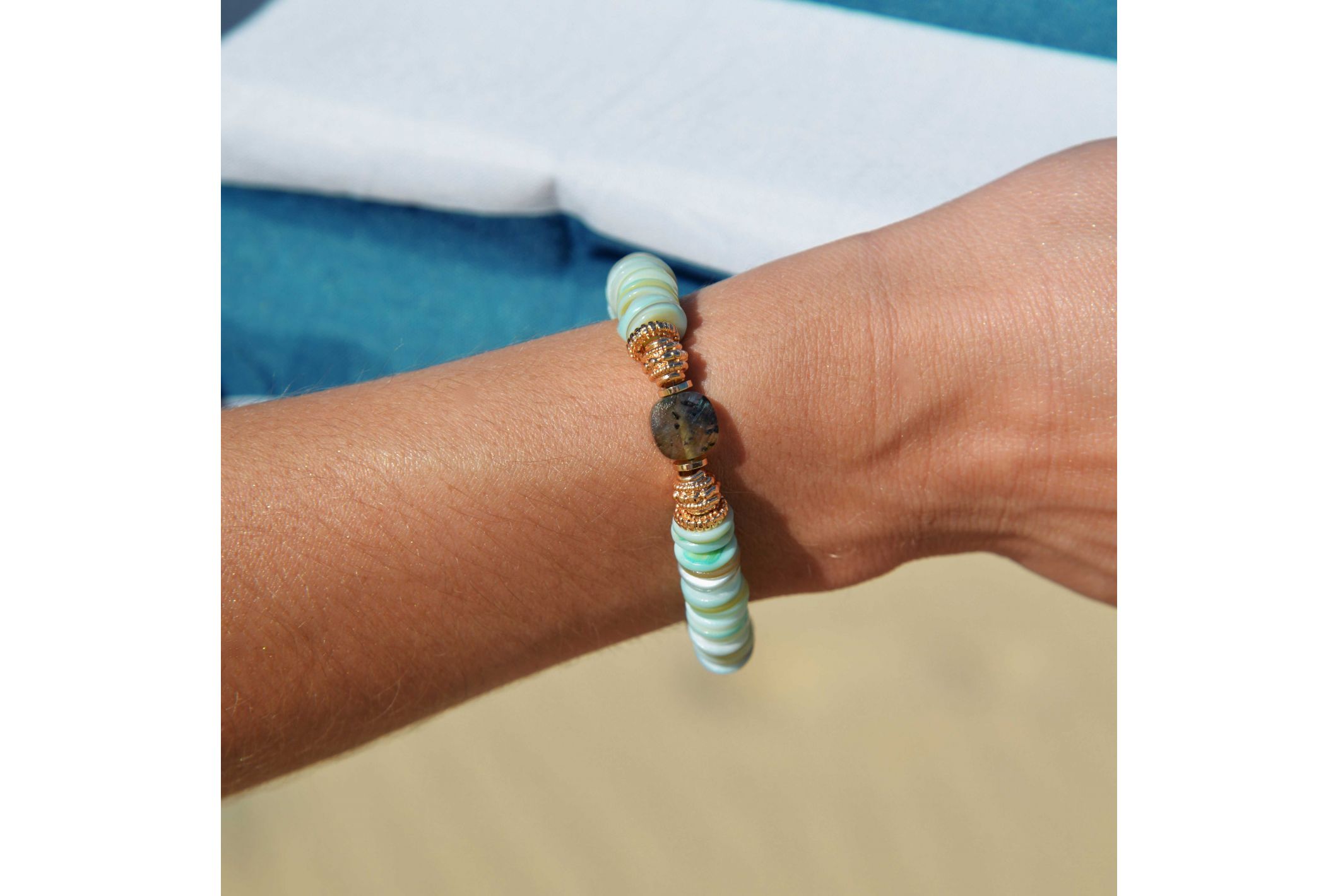Hipanema Bracelet Humo Turquoise