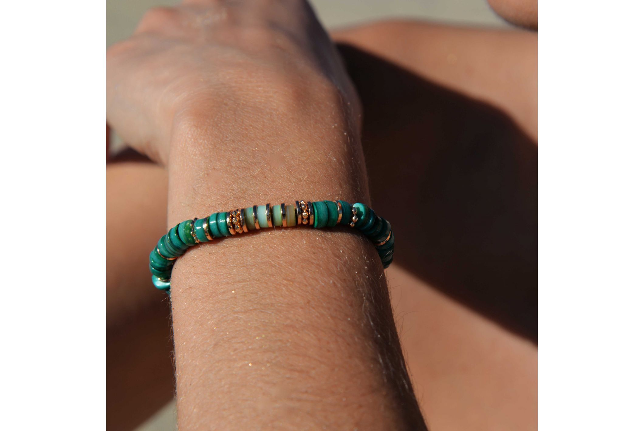 Hipanema Bracelet Rayas Vert