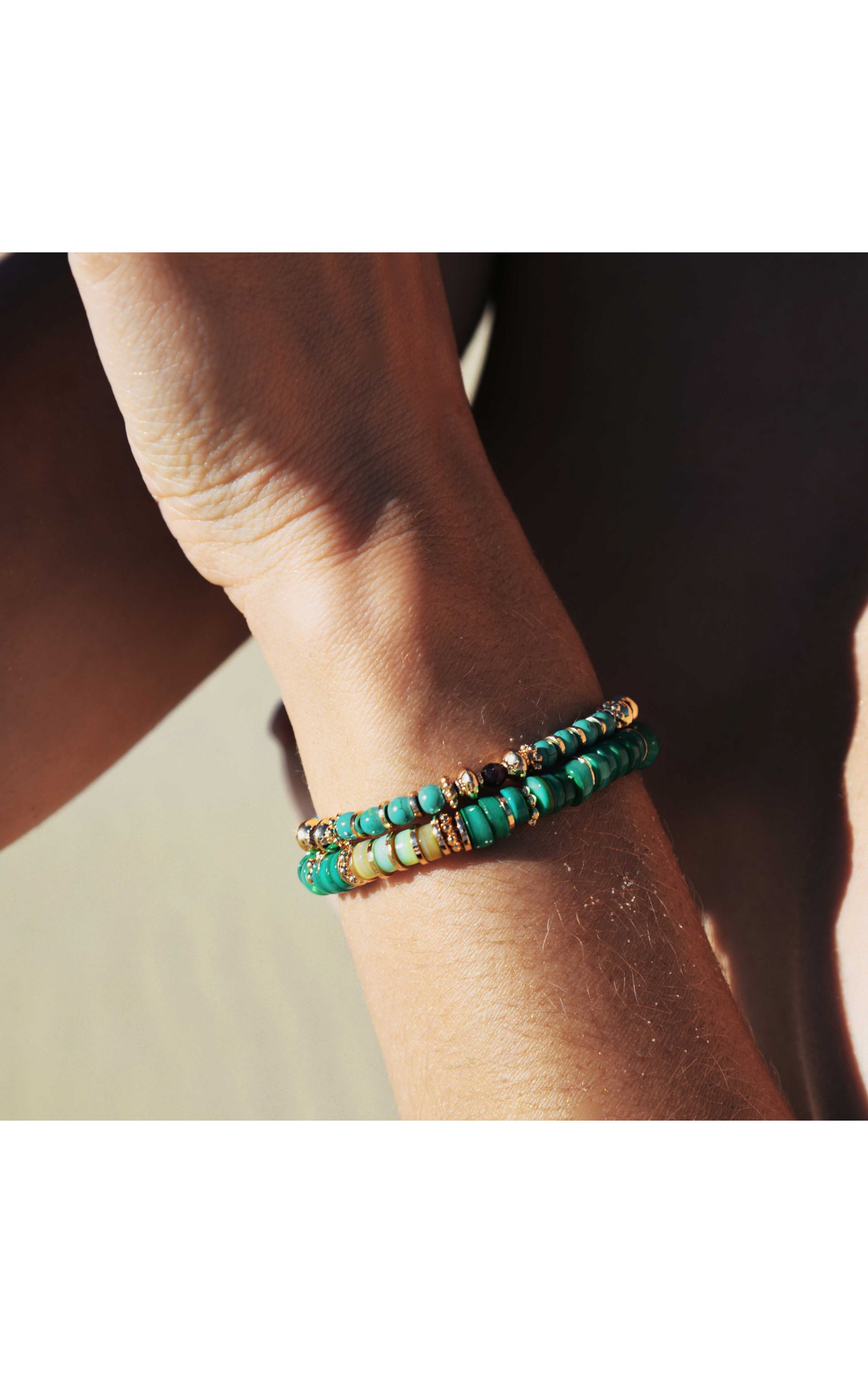 Bracelet Rayas Vert