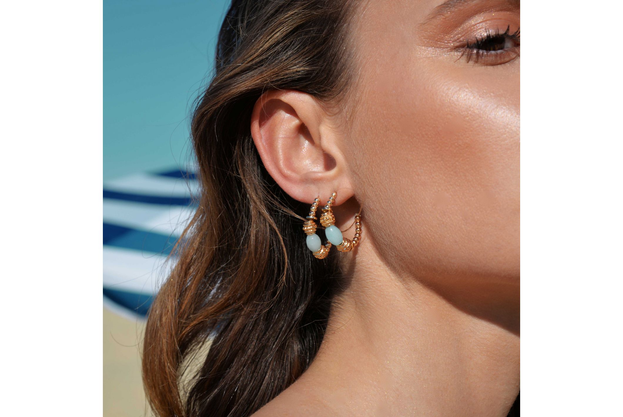 Hipanema Boucles d'oreilles Goldhy Doré