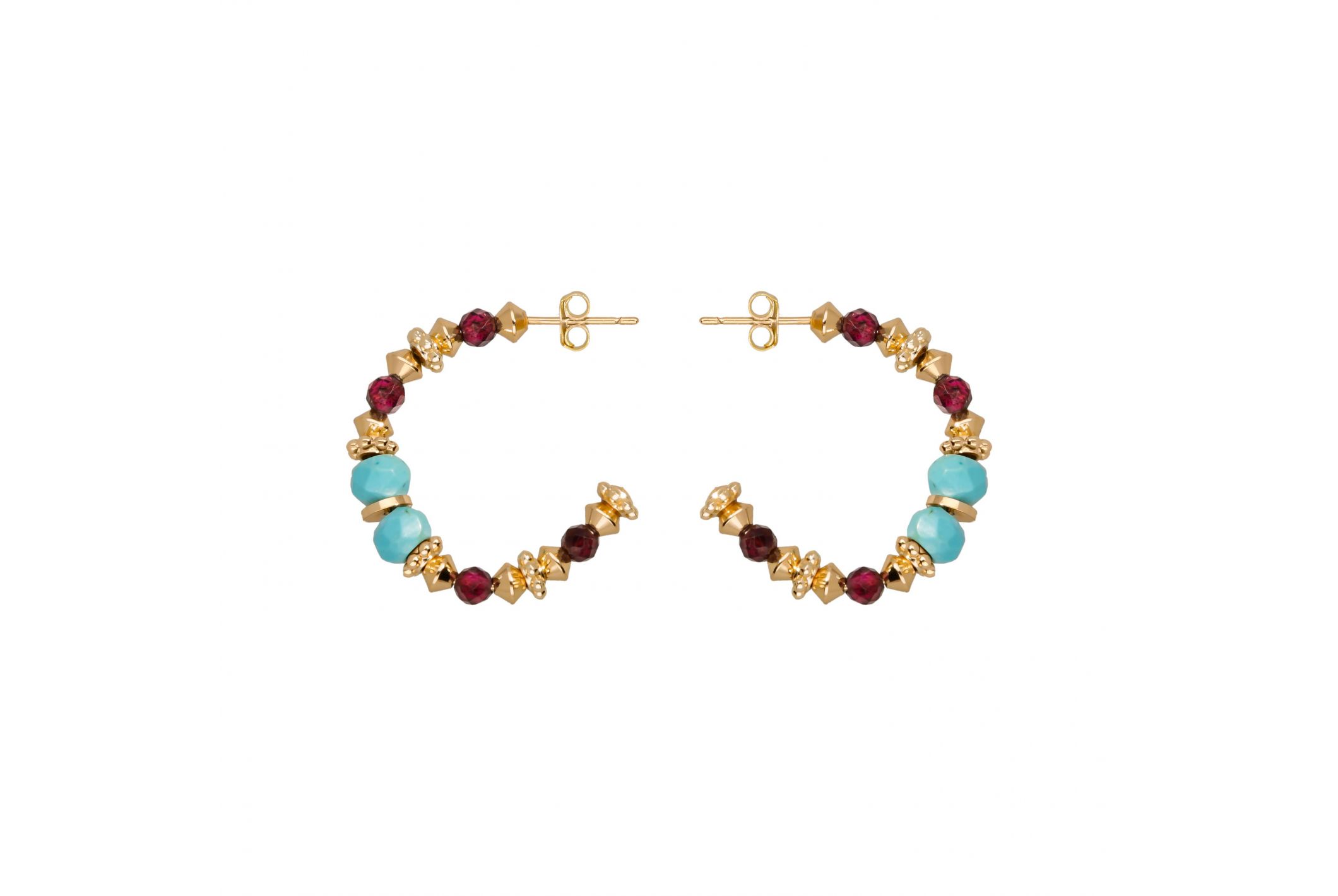 Hipanema Earrings Popcorn Gold