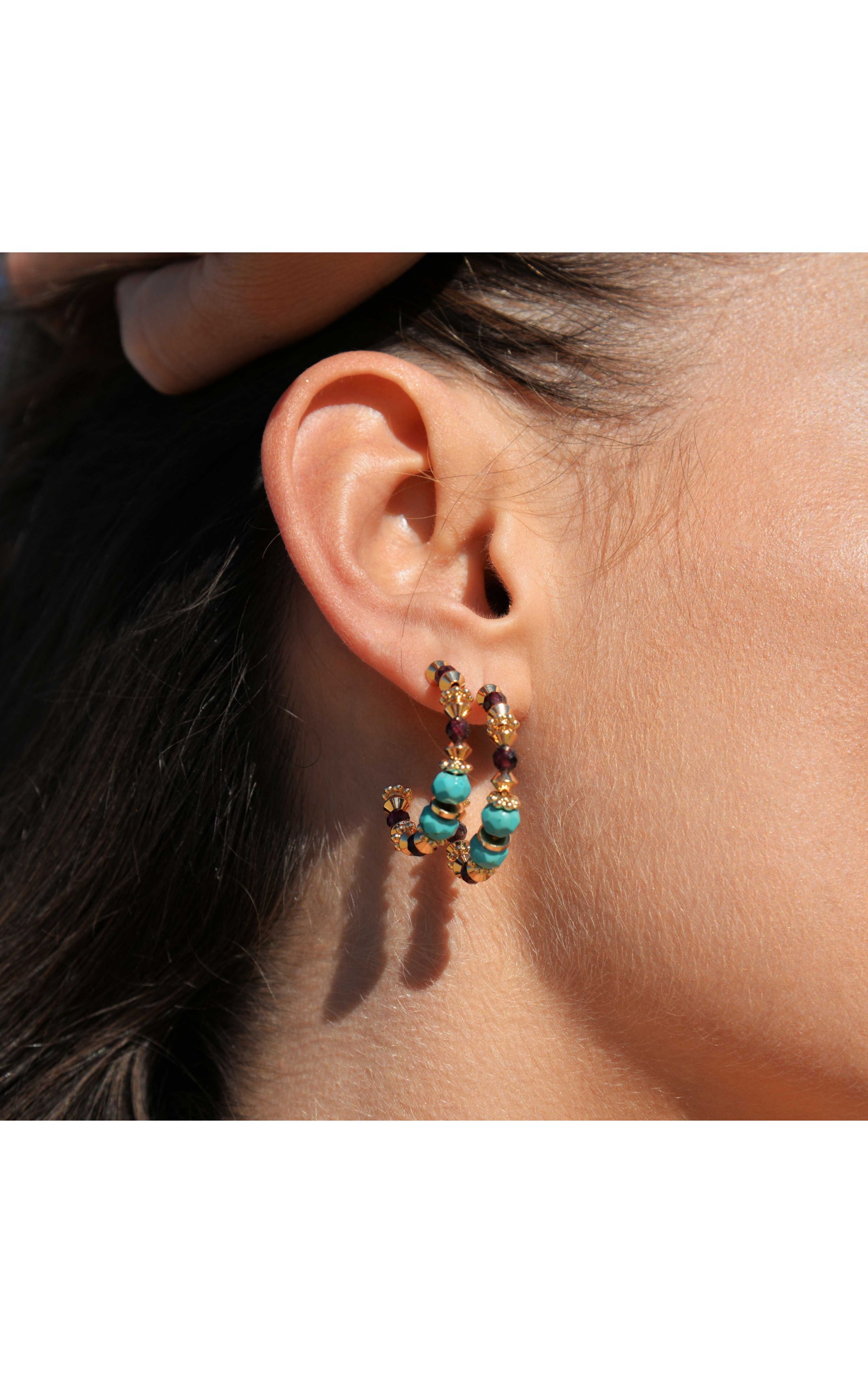 Boucles d'oreilles Popcorn Doré