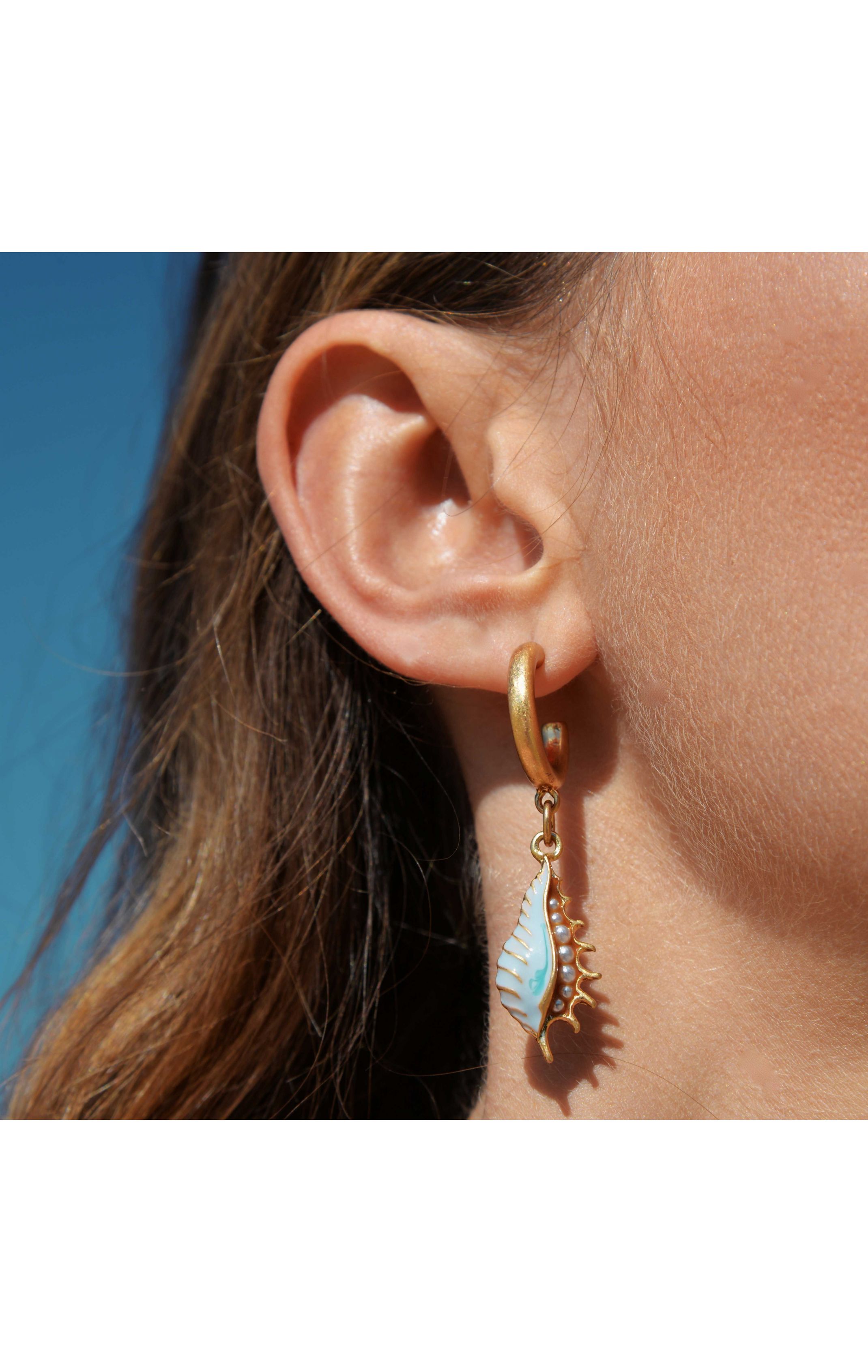 Earrings Levanzo Blue