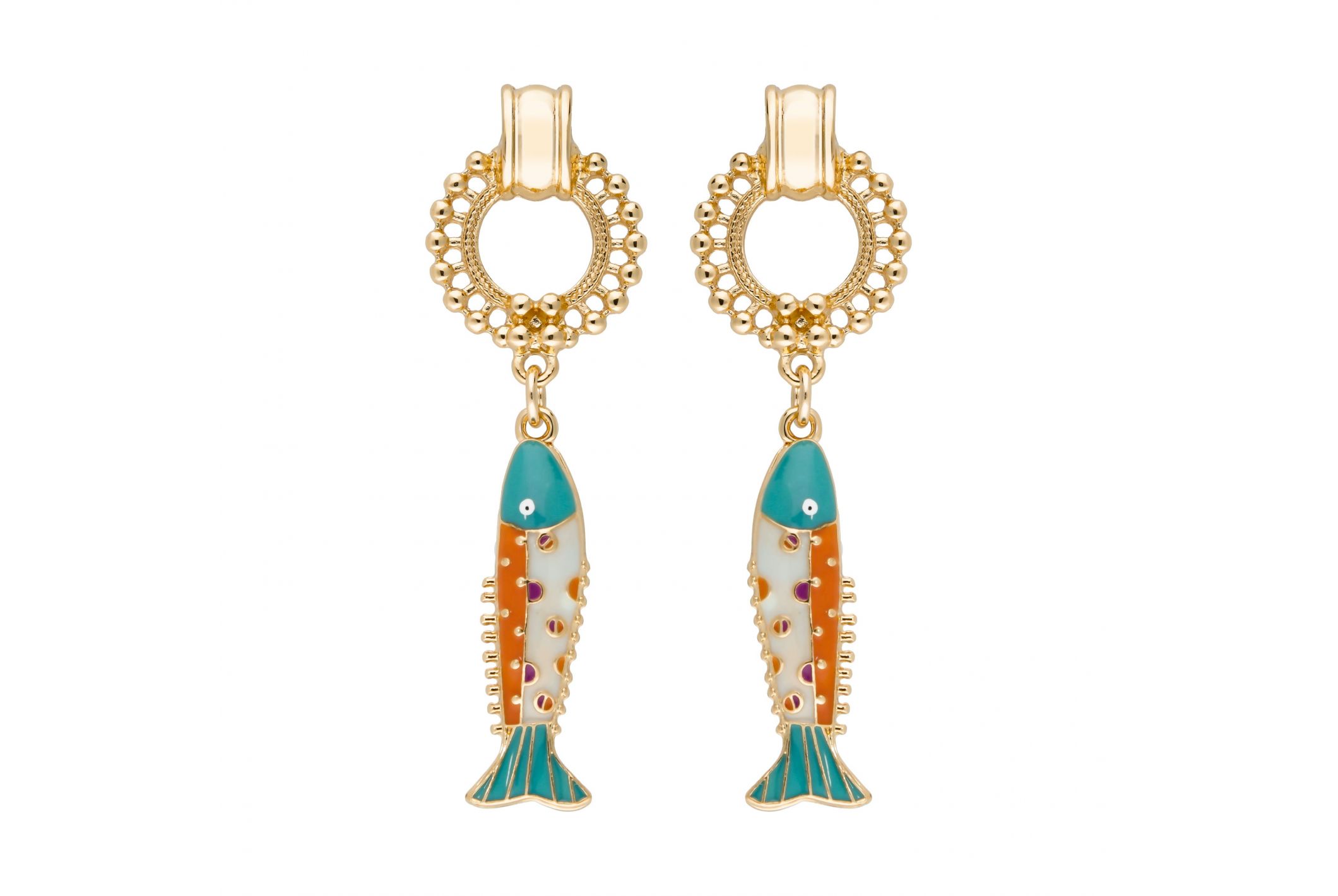 Hipanema Boucles d'oreilles Therazia Multicolore