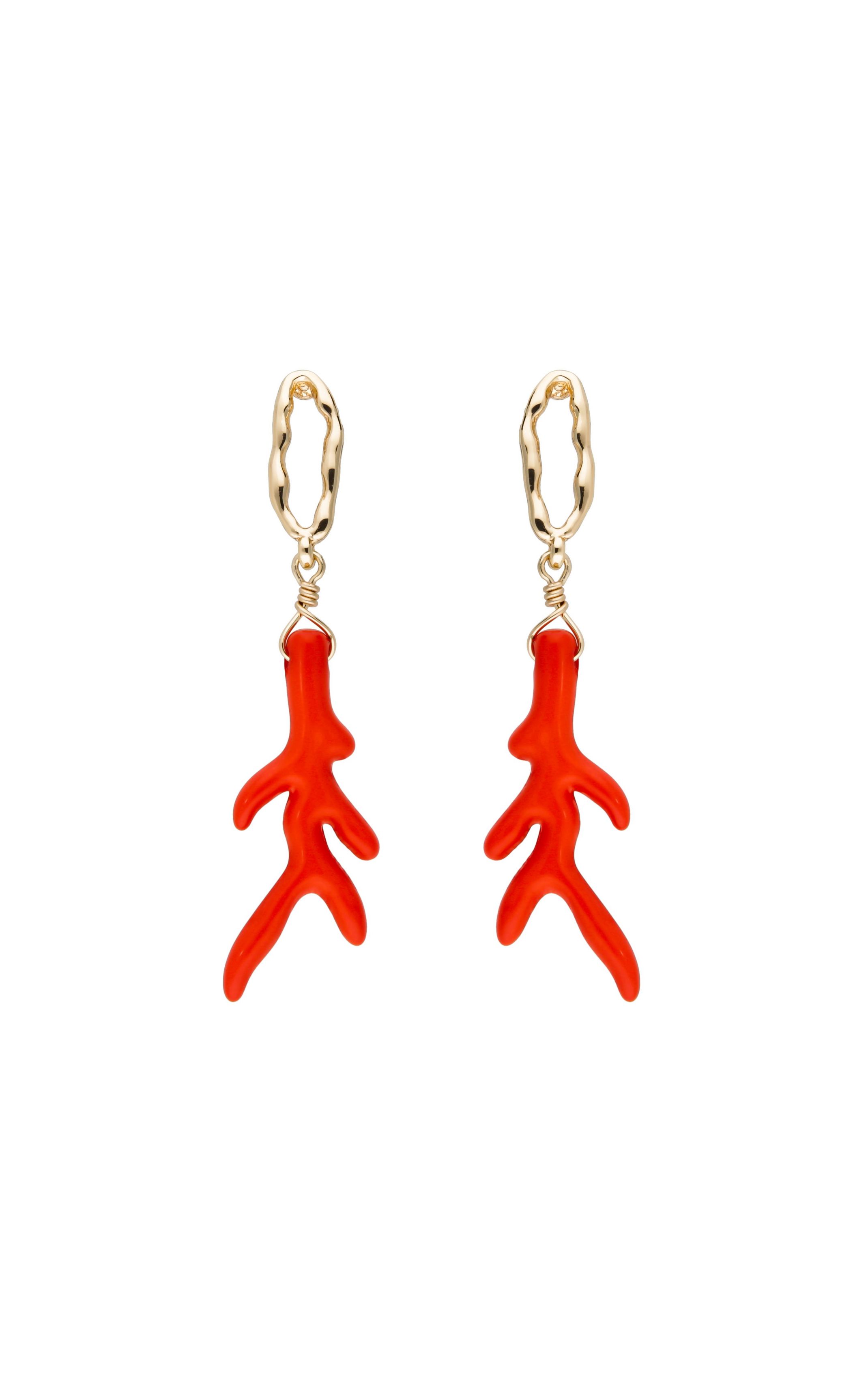 Boucles d'oreilles Vulcano Tomate