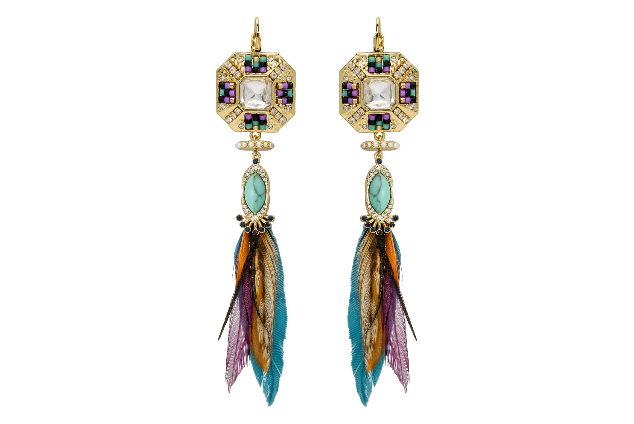 Hipanema Earrings Janeiro Gold