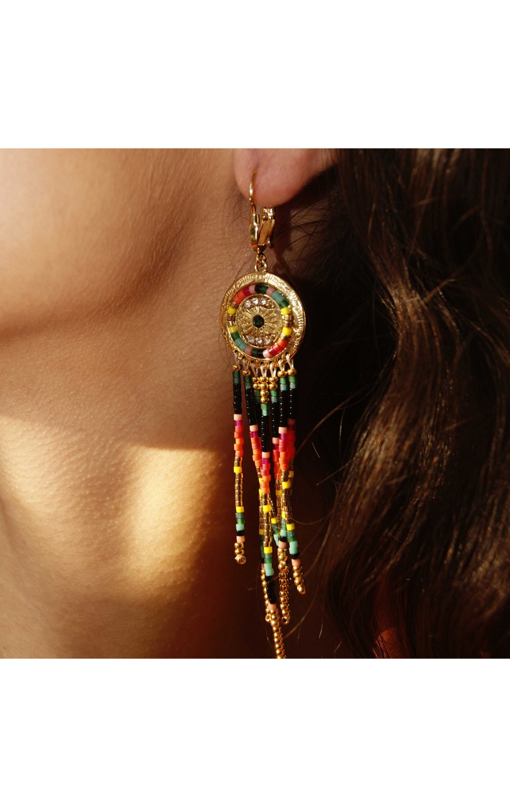 Boucles d'oreilles Zendaya Doré